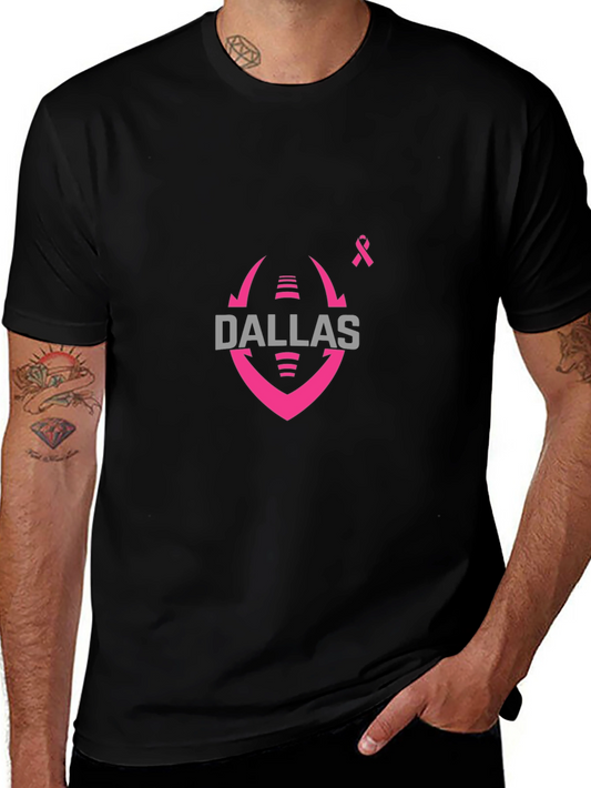 Dallas Football Breast Cancer Awareness T-Shirt