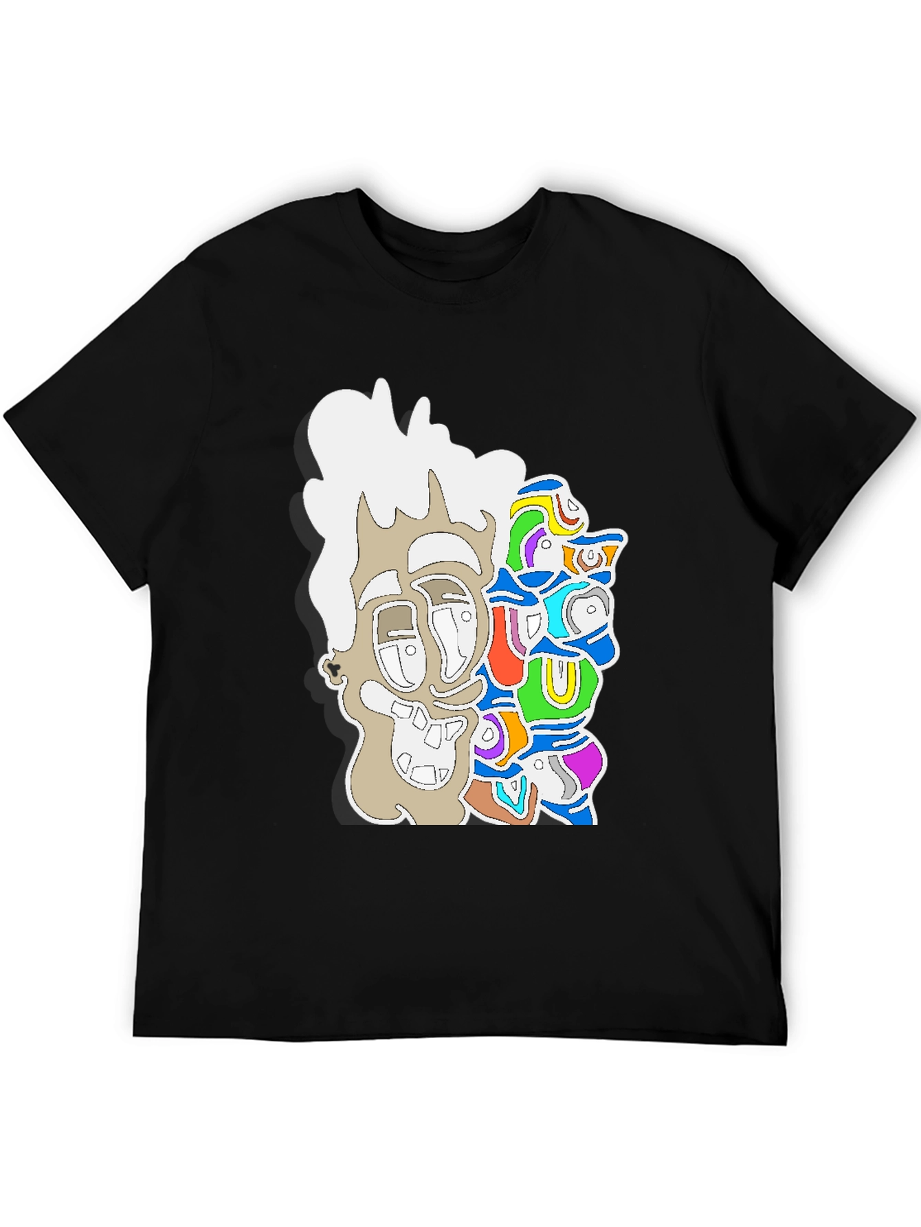 Abstract Art Graphic Tee - Modern Streetwear