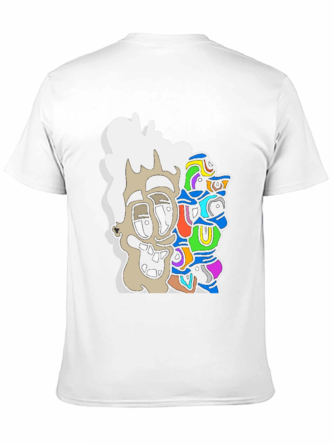 Abstract Art Graphic Tee - Modern Streetwear
