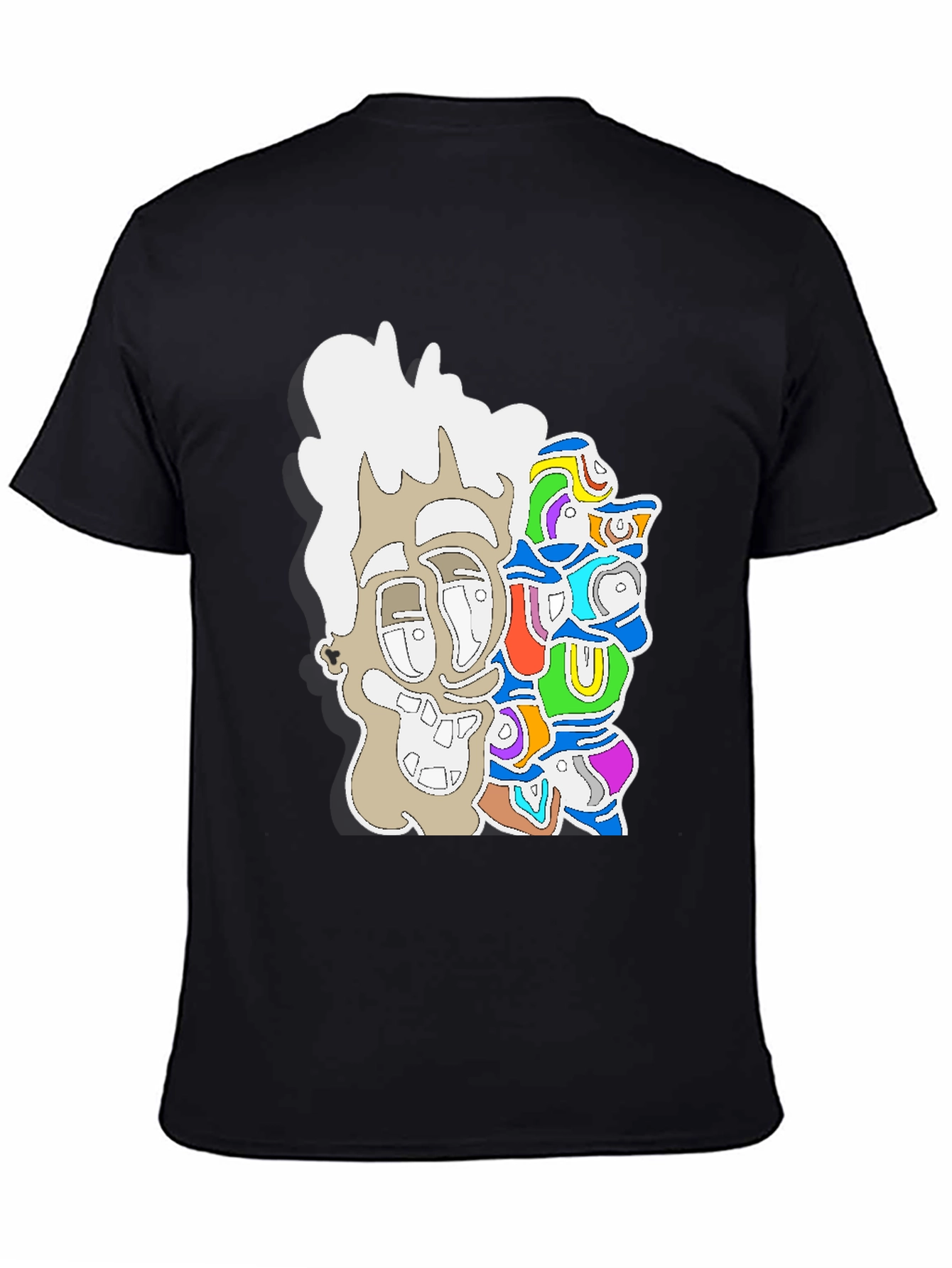 Abstract Art Graphic Tee - Modern Streetwear