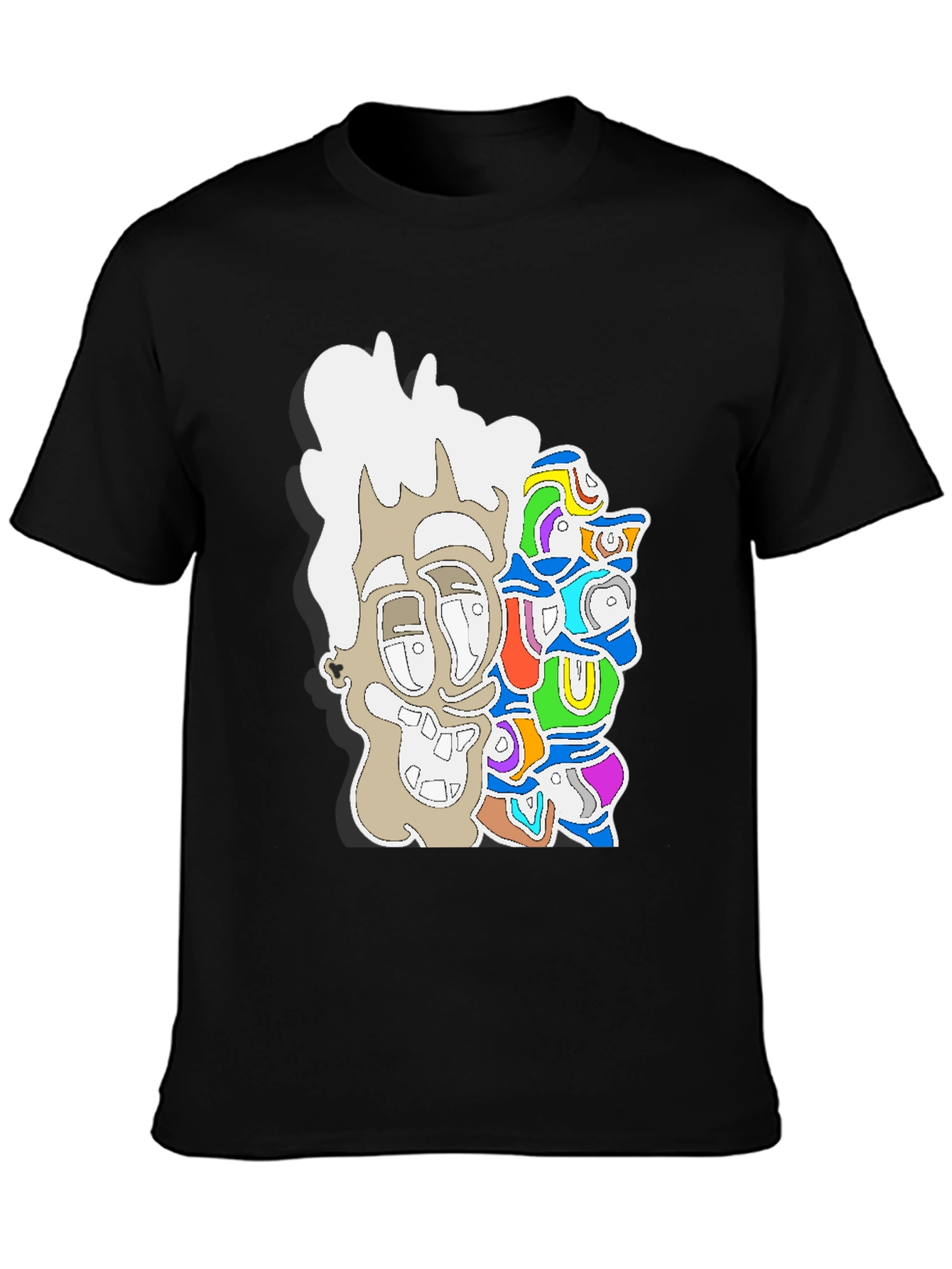 Abstract Art Graphic Tee - Modern Streetwear