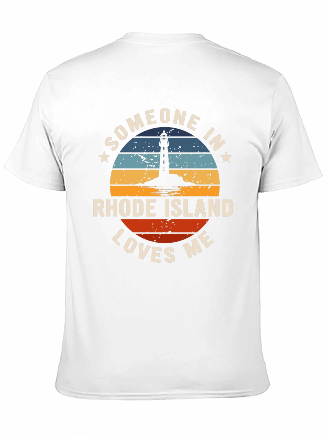 Rhode Island Lover Novelty Graphic T-Shirt