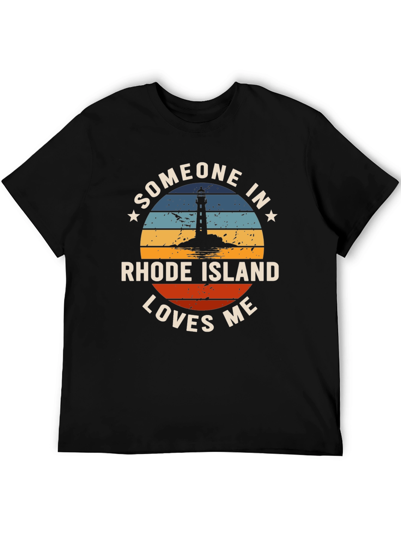 Rhode Island Lover Novelty Graphic T-Shirt