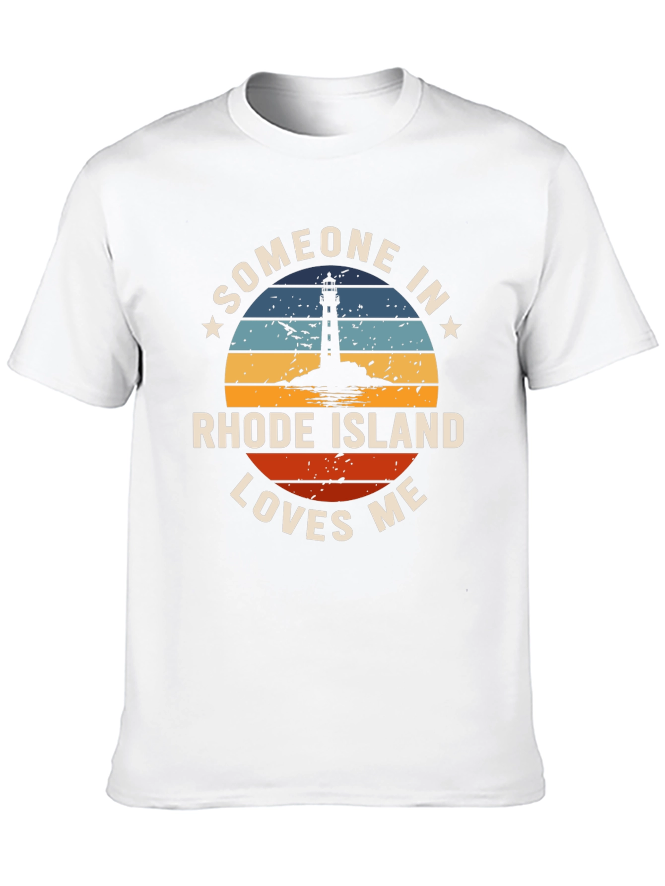 Rhode Island Lover Novelty Graphic T-Shirt
