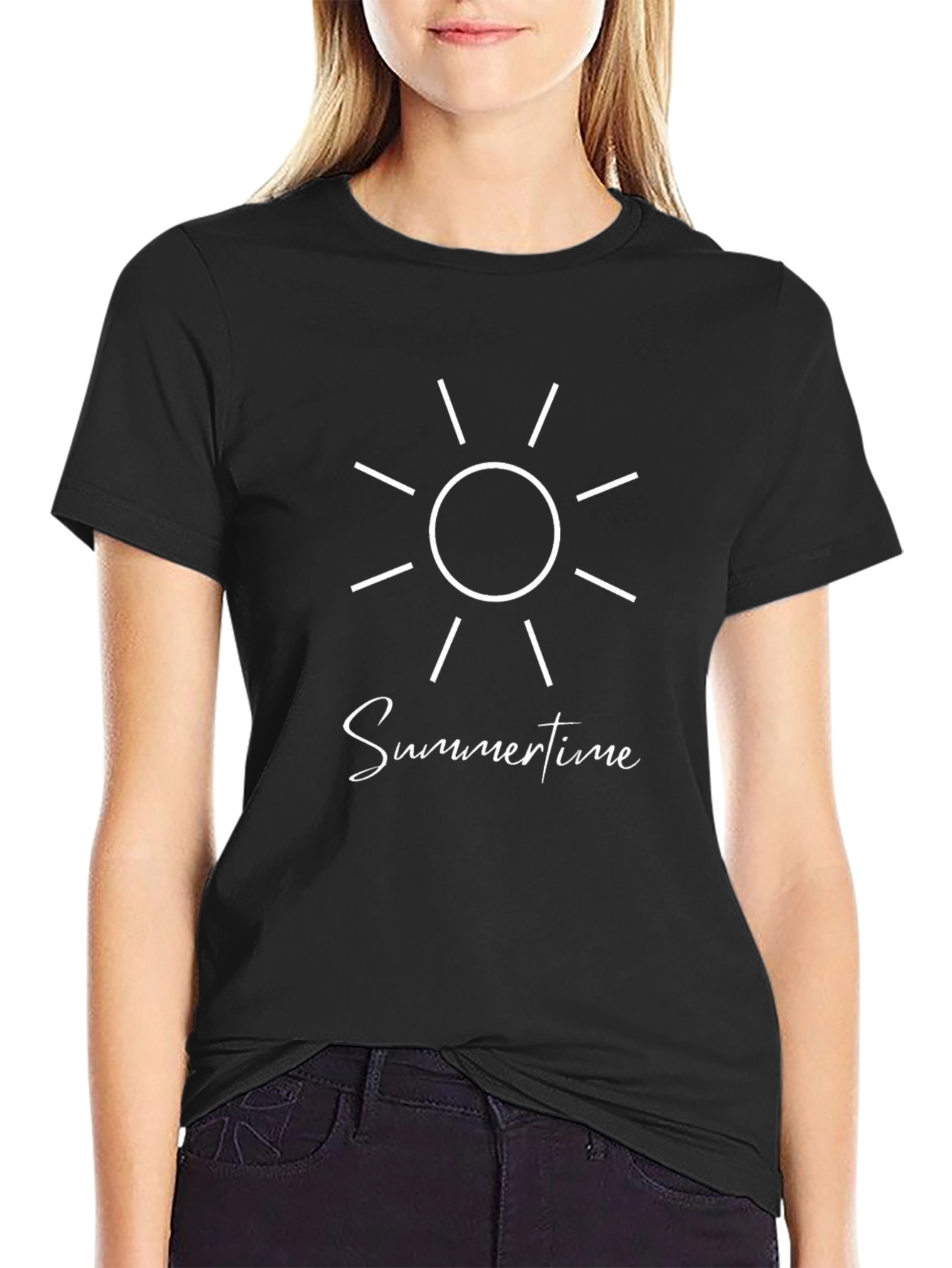 Summertime Sun Graphic Tee - Casual Comfort