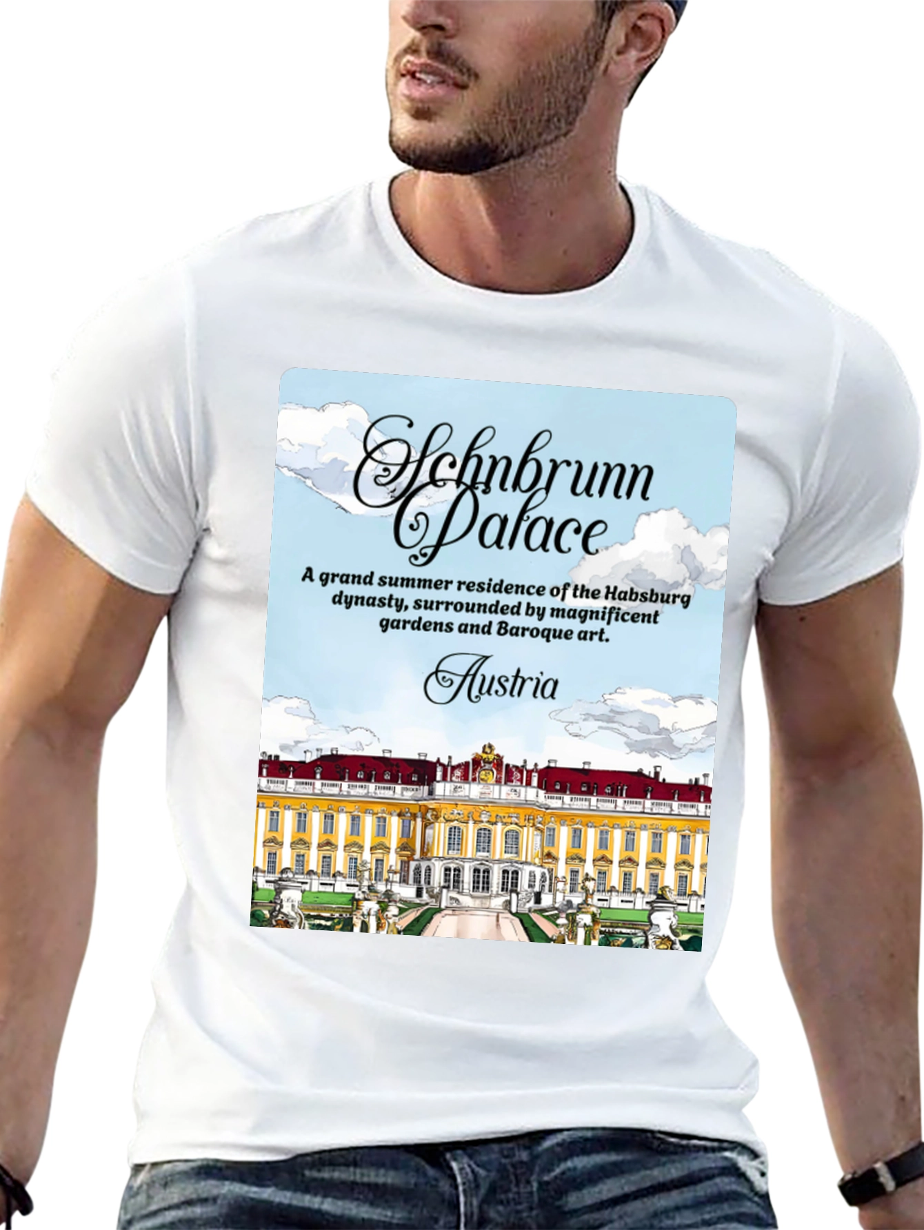 Schonbrunn Palace Austria Graphic T-Shirt