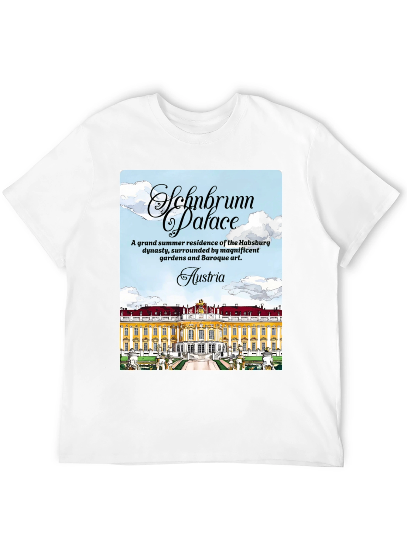 Schonbrunn Palace Austria Graphic T-Shirt