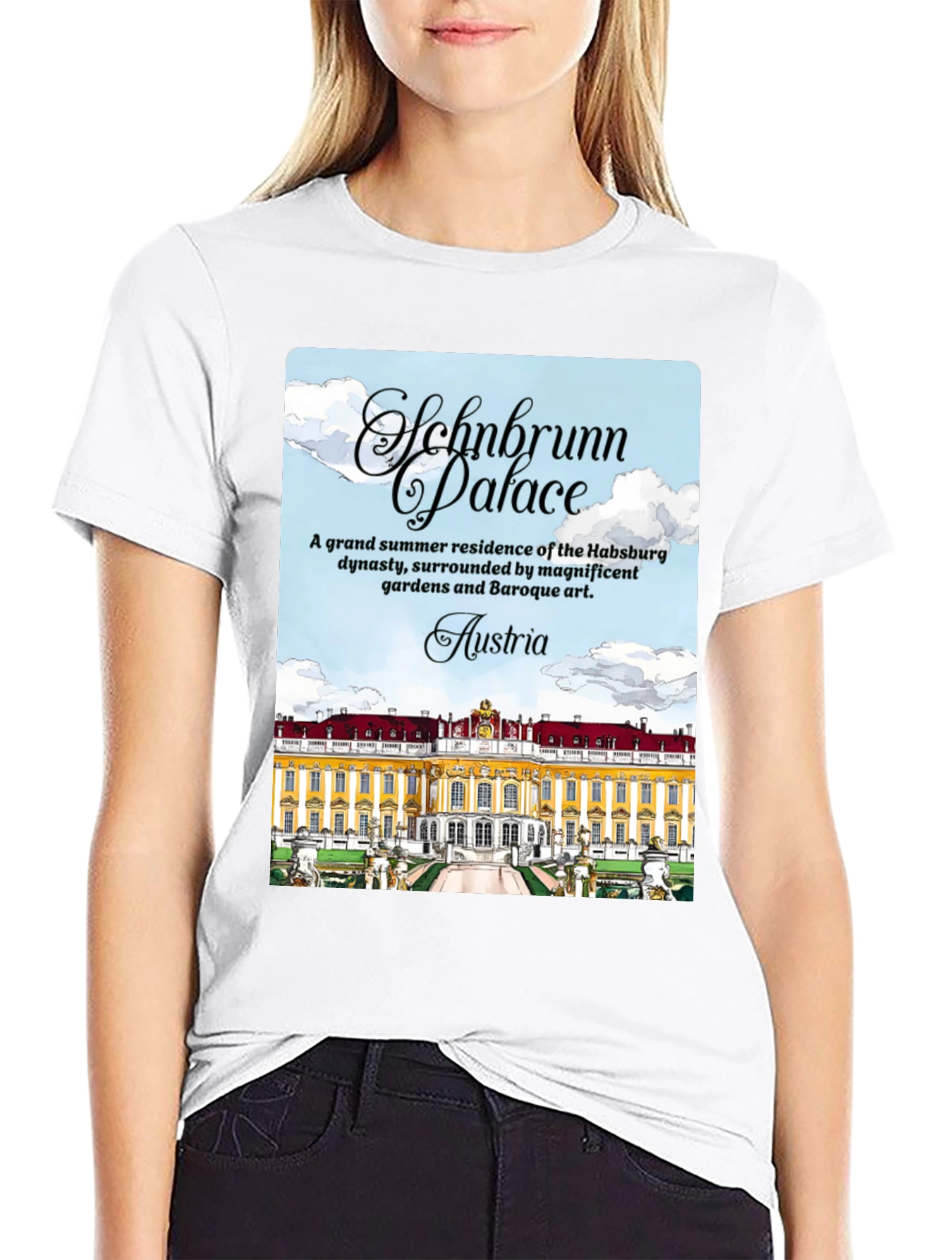 Schonbrunn Palace Austria Graphic T-Shirt