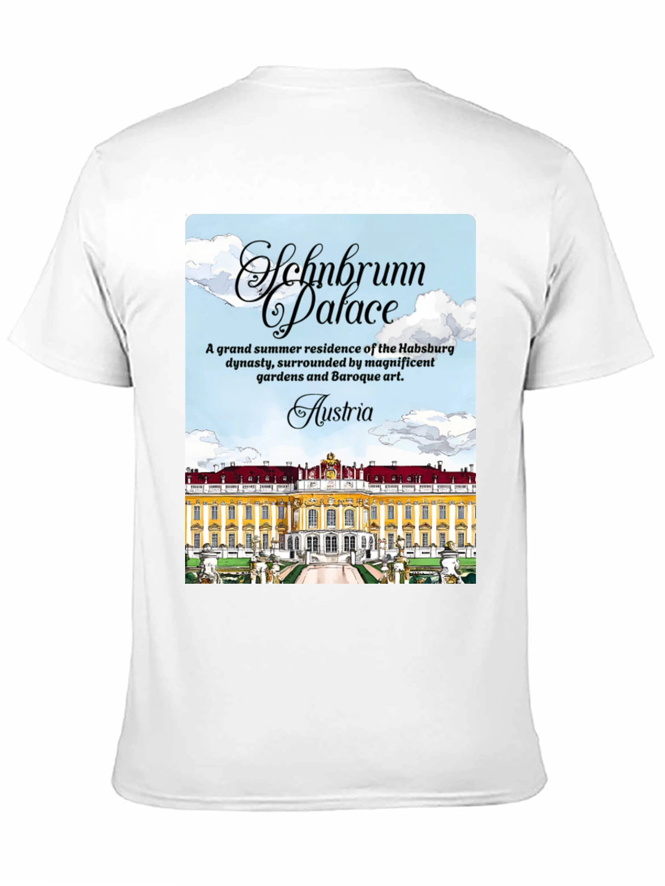 Schonbrunn Palace Austria Graphic T-Shirt