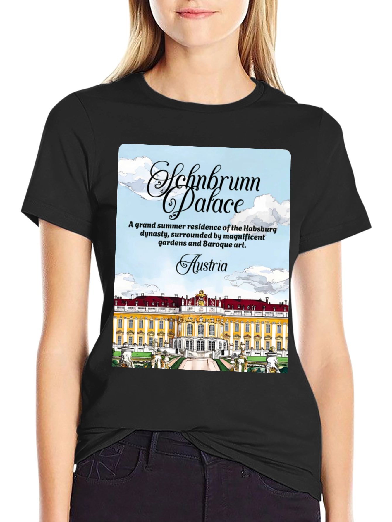 Schonbrunn Palace Austria Graphic T-Shirt