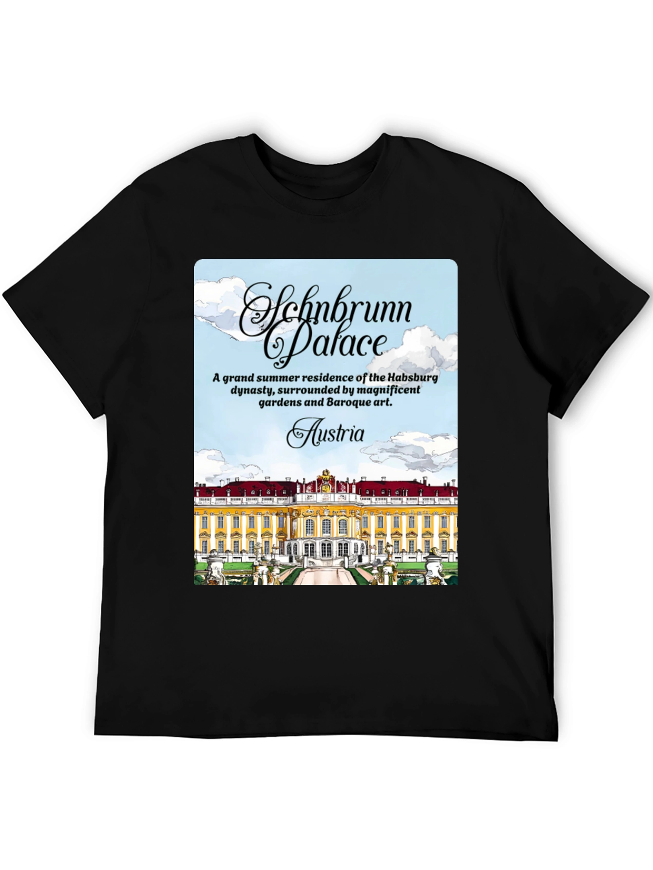 Schonbrunn Palace Austria Graphic T-Shirt