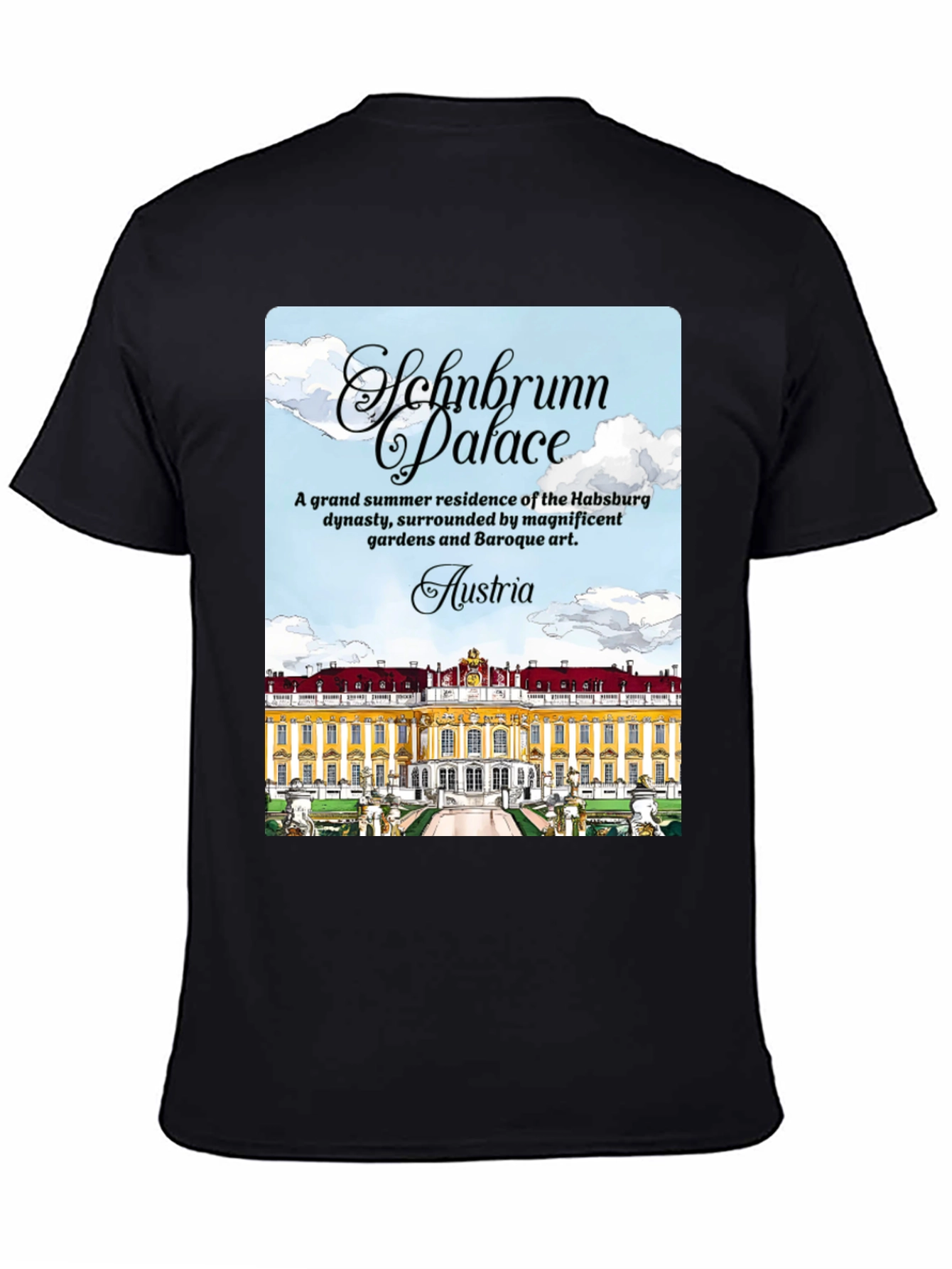 Schonbrunn Palace Austria Graphic T-Shirt