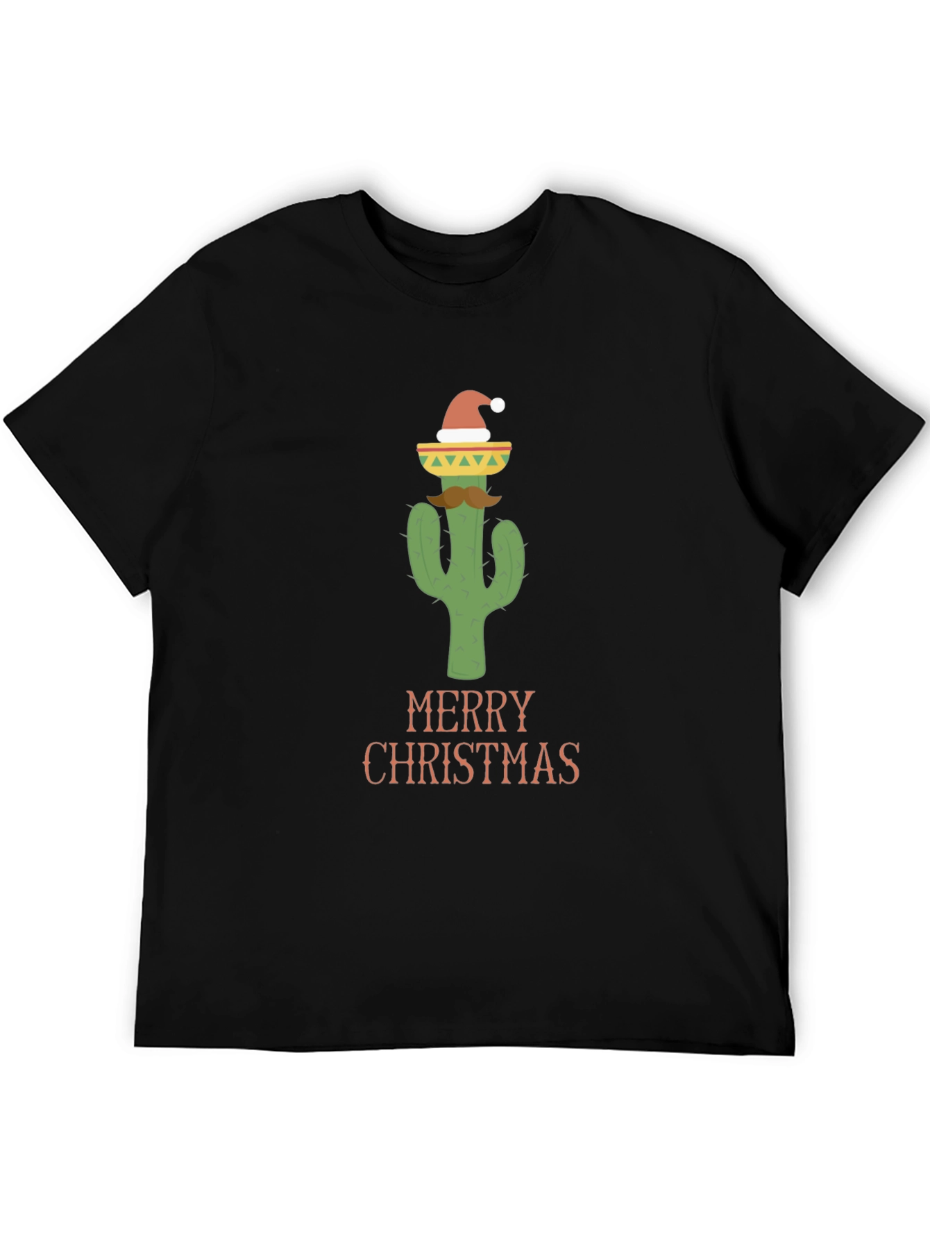 Festive Cactus Christmas T-Shirt