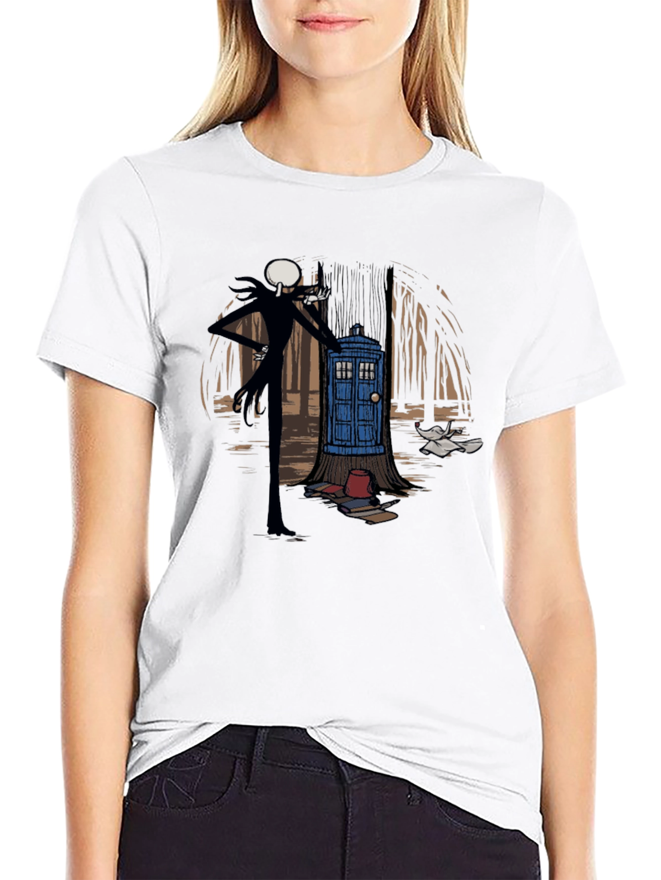 Nightmare Before Christmas Doctor Who T-Shirt