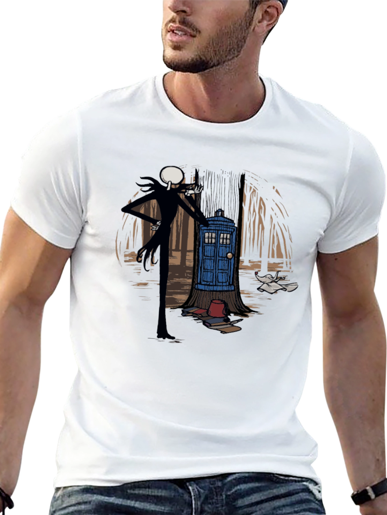 Nightmare Before Christmas Doctor Who T-Shirt