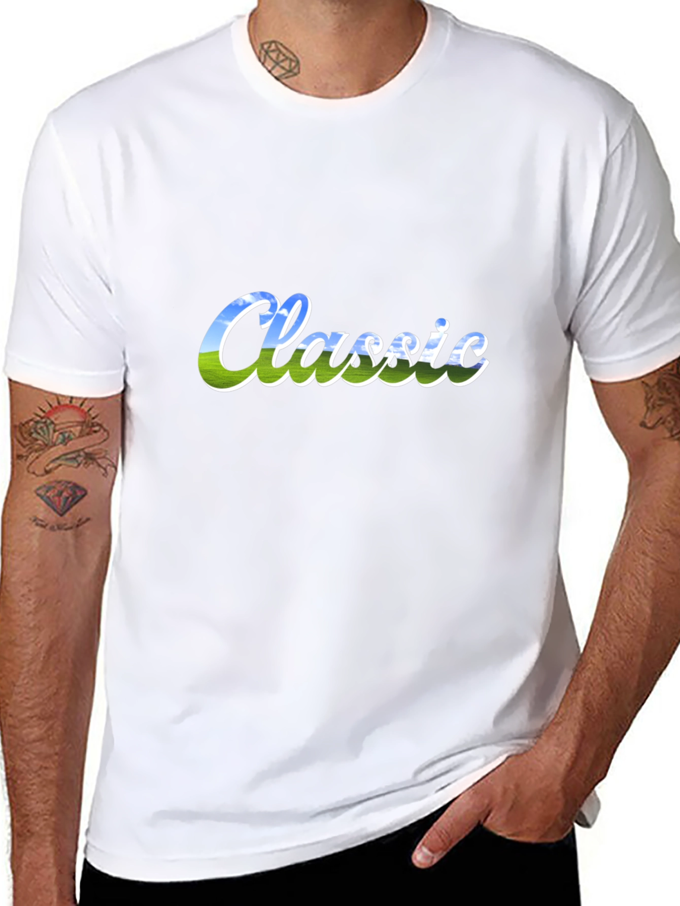 Classic Nature-Inspired Graphic T-Shirt