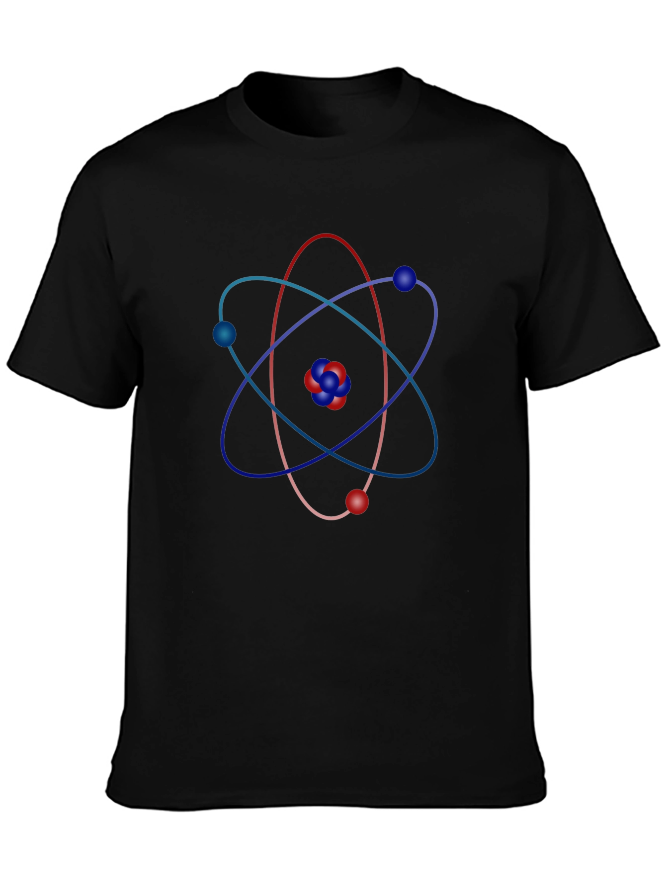 Atomic Orbit T-Shirt - Black Science Tee