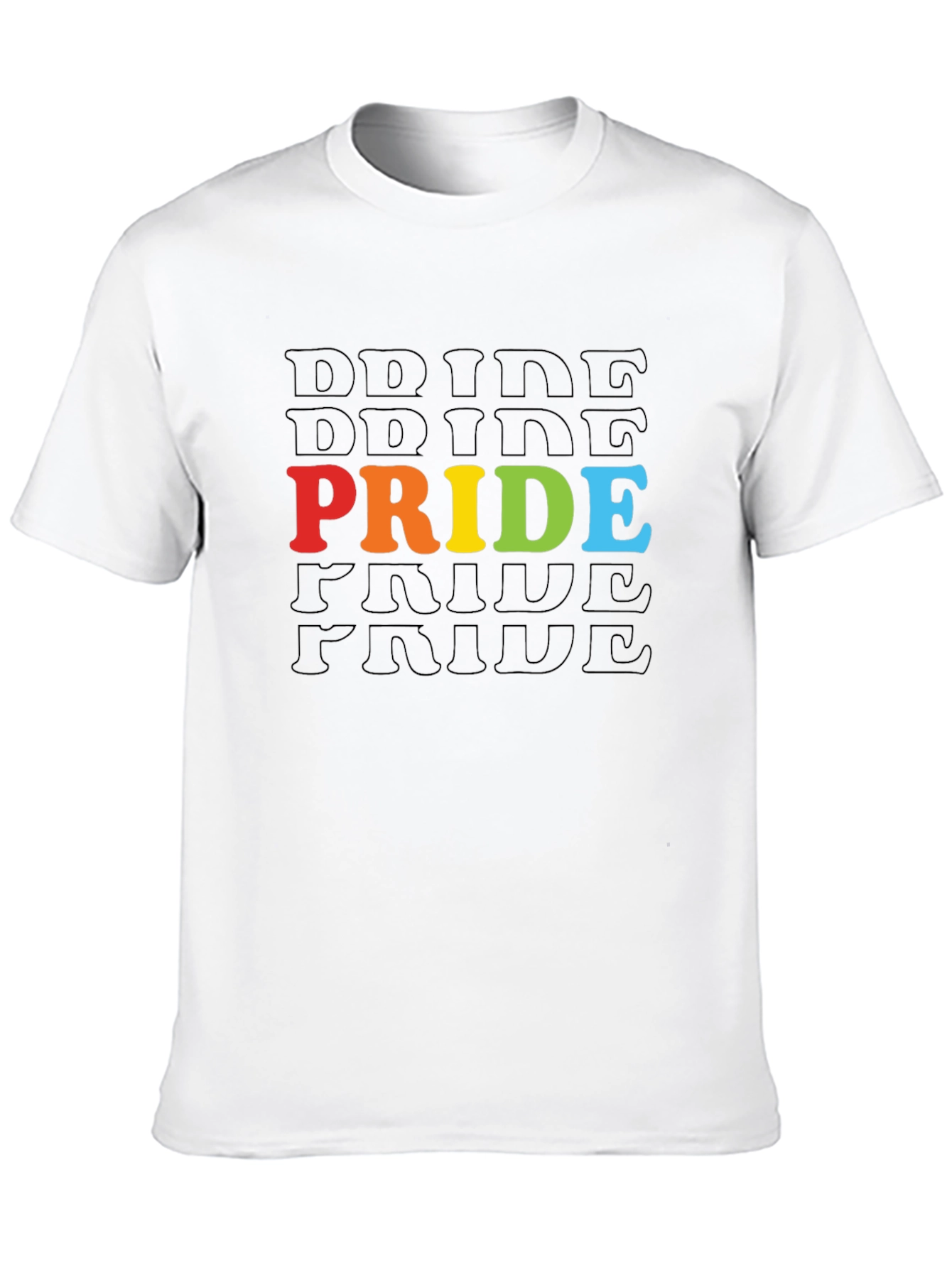 Pride Rainbow Graphic T-Shirt