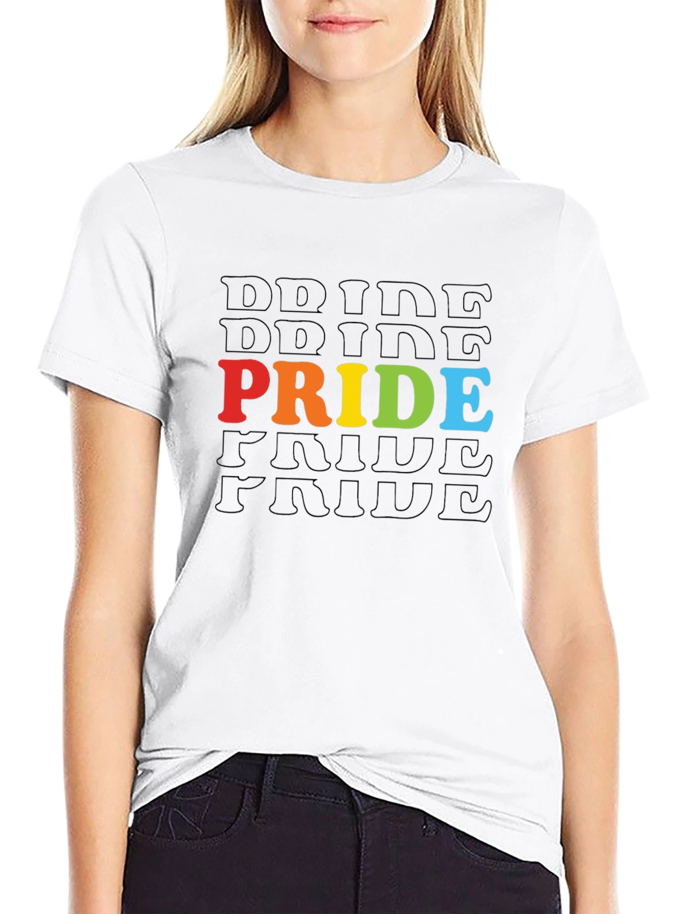 Pride Rainbow Graphic T-Shirt