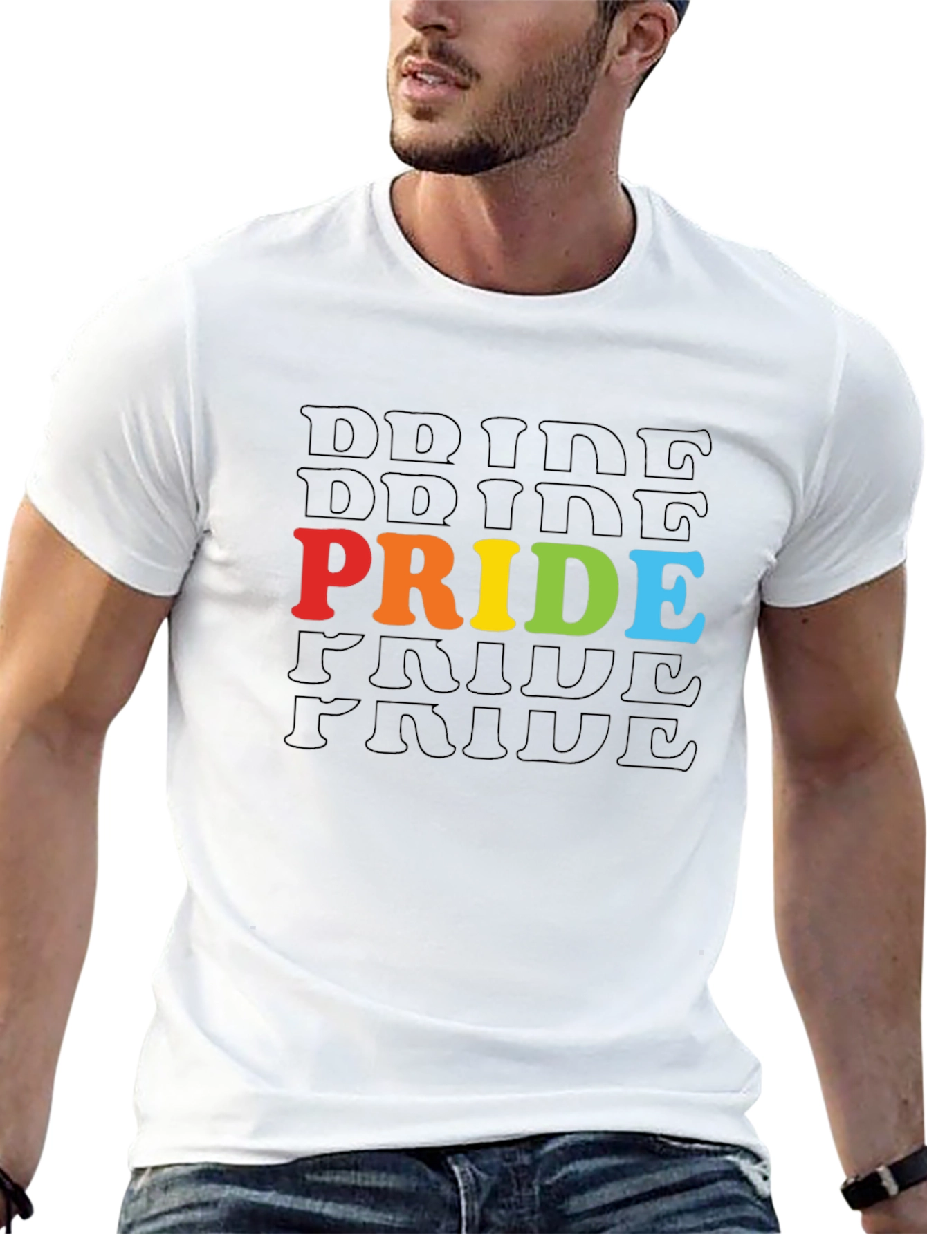 Pride Rainbow Graphic T-Shirt