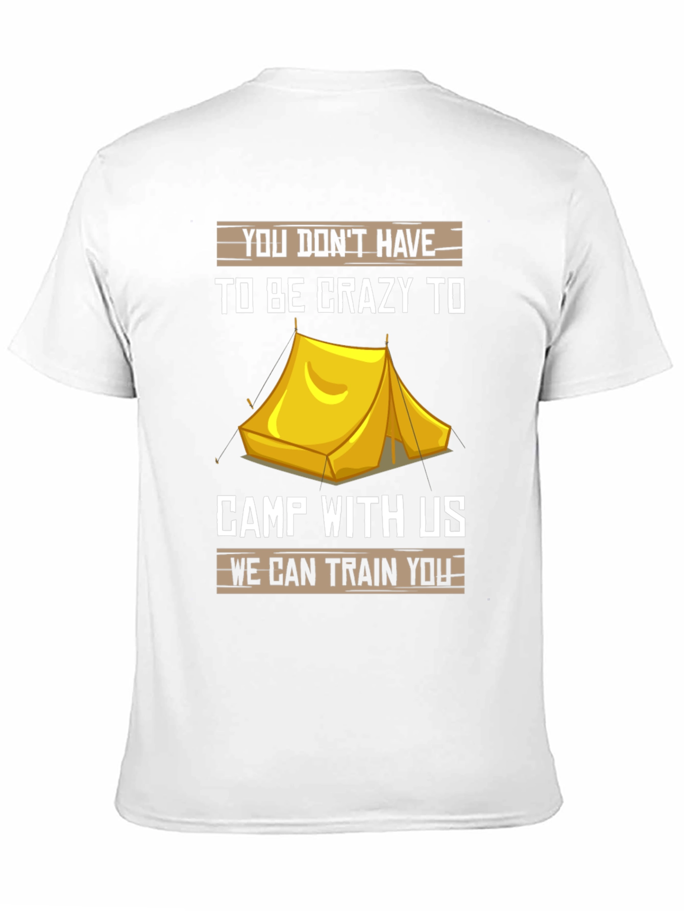 Crazy Camp T-Shirt - Camping Tee for Adventurers