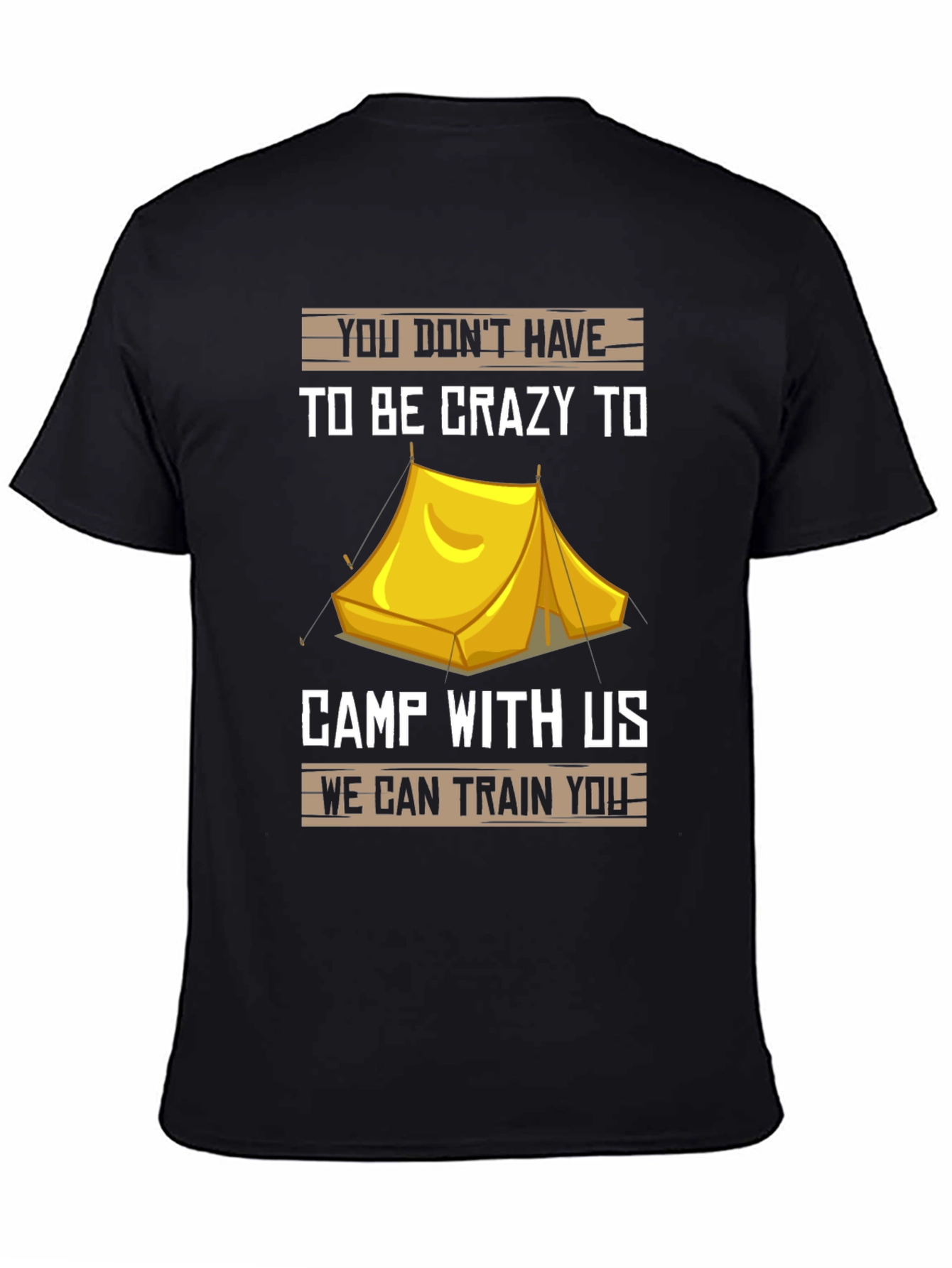 Crazy Camp T-Shirt - Camping Tee for Adventurers