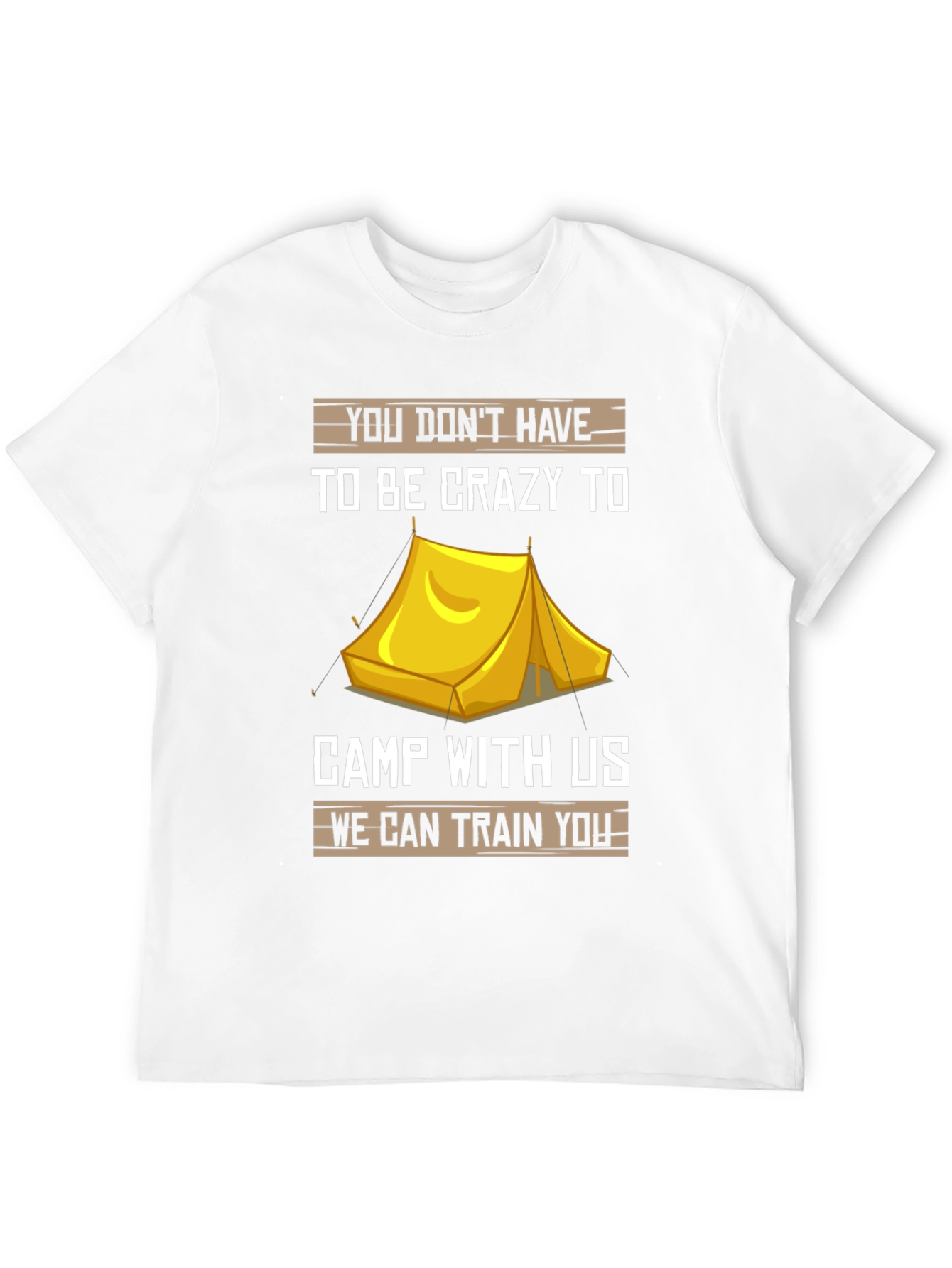 Crazy Camp T-Shirt - Camping Tee for Adventurers