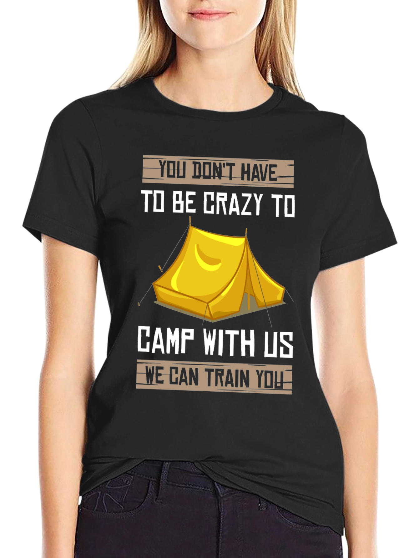 Crazy Camp T-Shirt - Camping Tee for Adventurers
