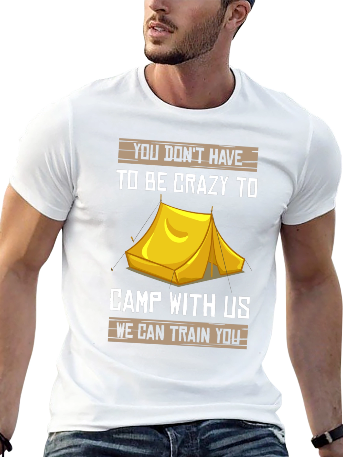 Crazy Camp T-Shirt - Camping Tee for Adventurers