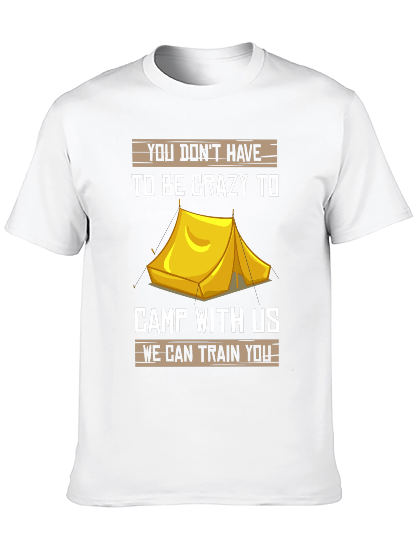 Crazy Camp T-Shirt - Camping Tee for Adventurers