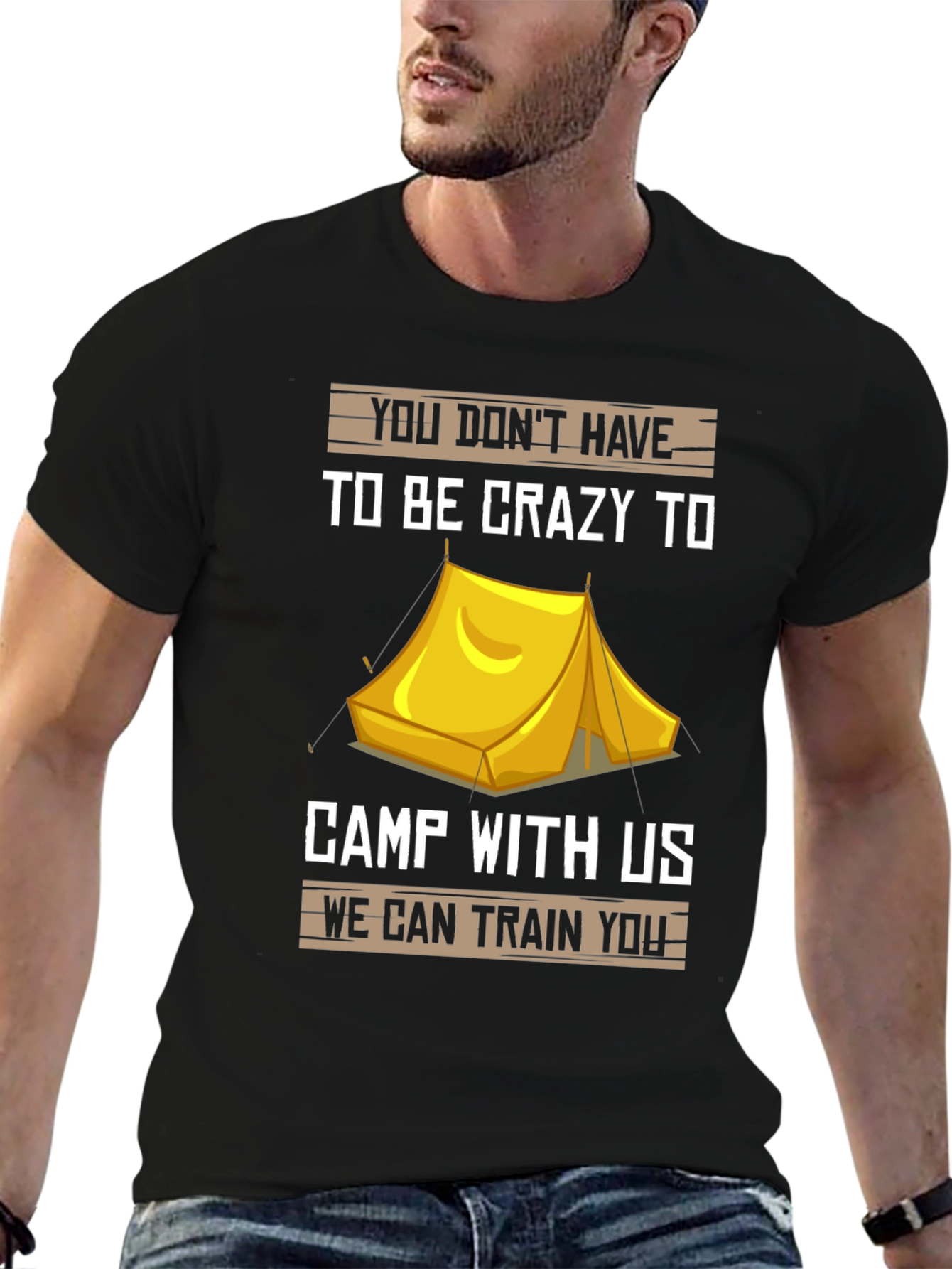 Crazy Camp T-Shirt - Camping Tee for Adventurers