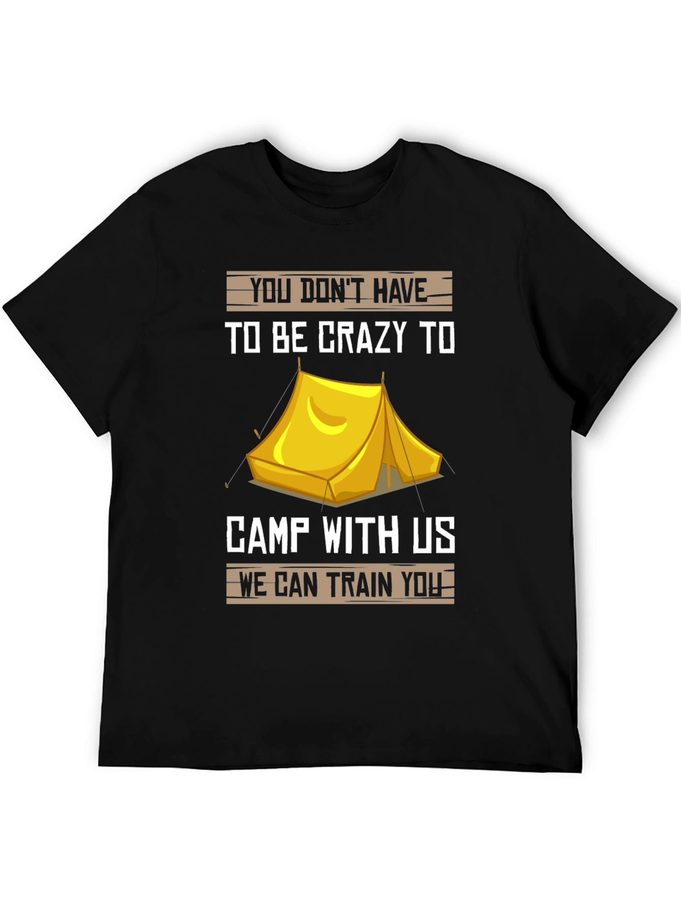 Crazy Camp T-Shirt - Camping Tee for Adventurers