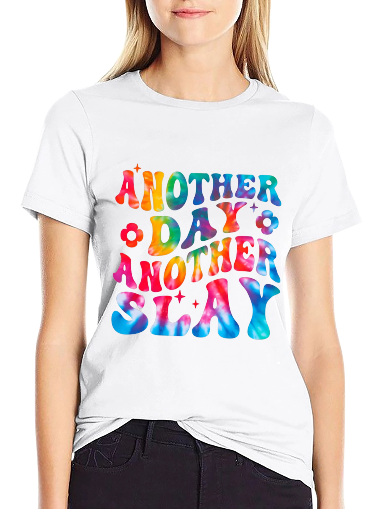 Another Day Slay Tie Dye Graphic Tee