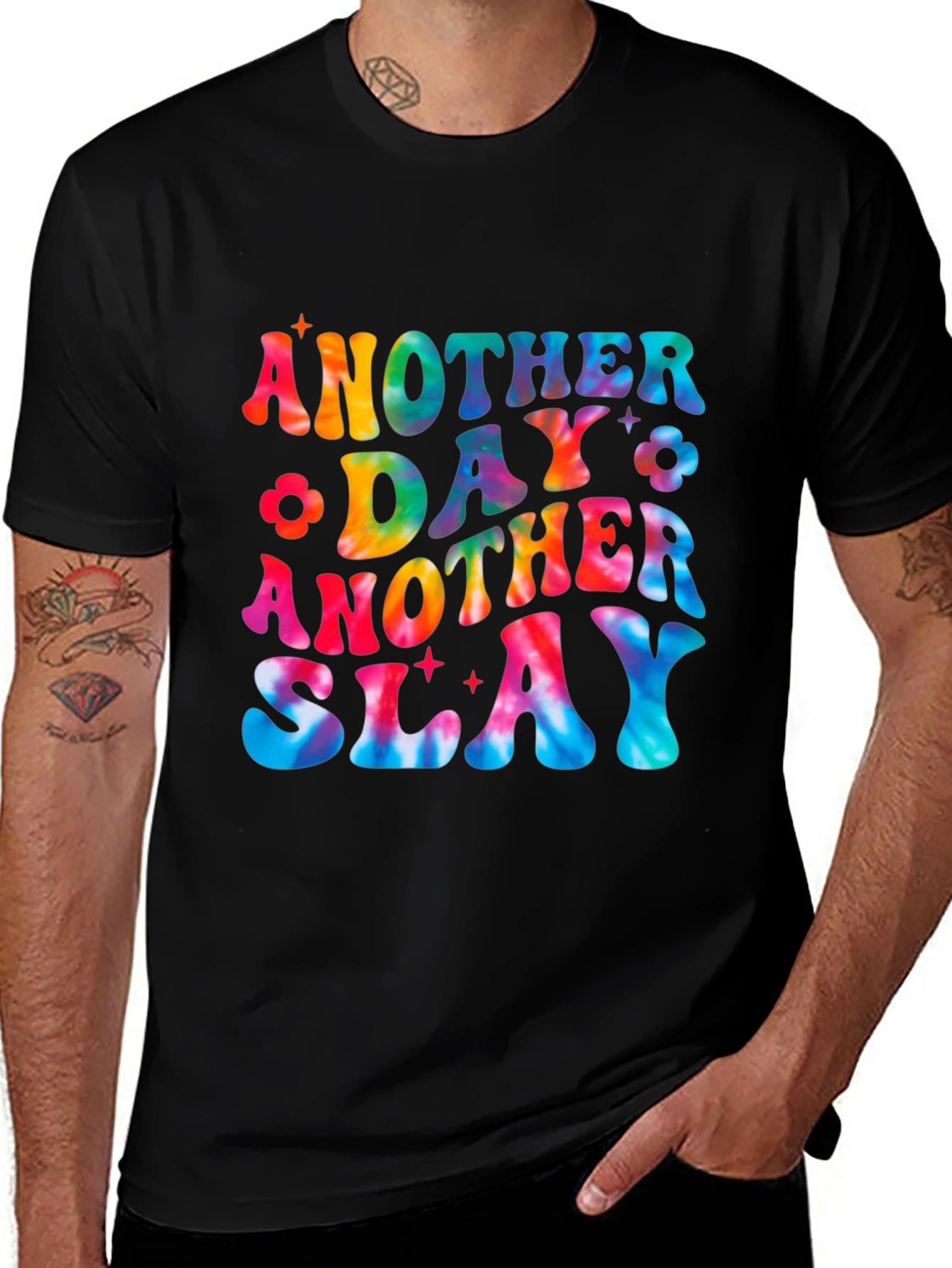 Another Day Slay Tie Dye Graphic Tee