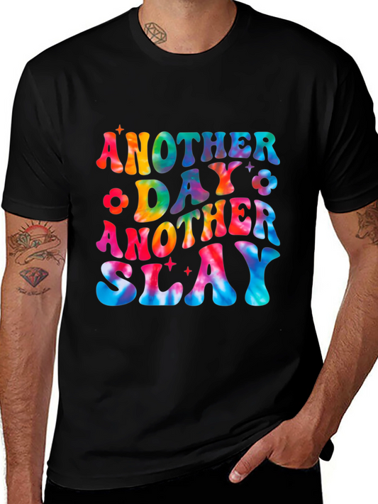 Another Day Slay Tie Dye Graphic Tee