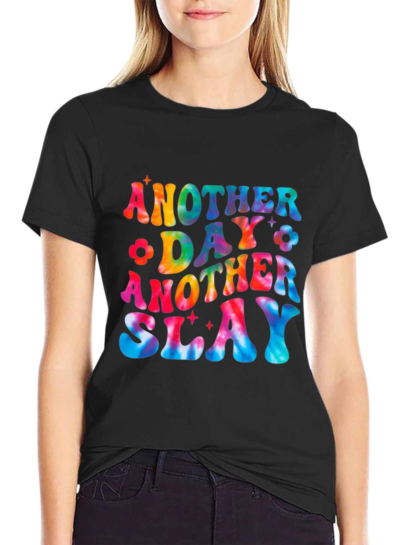 Another Day Slay Tie Dye Graphic Tee