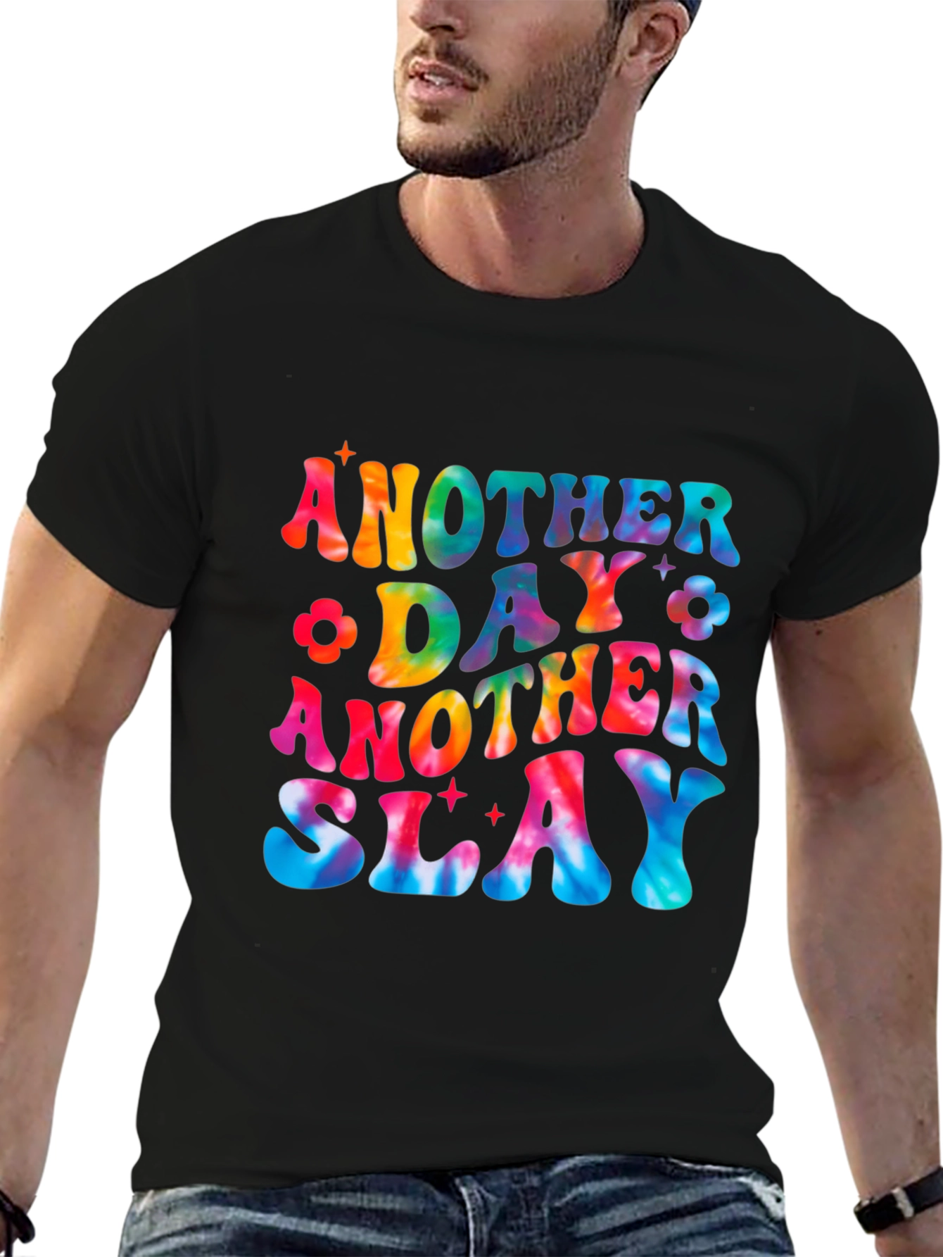 Another Day Slay Tie Dye Graphic Tee