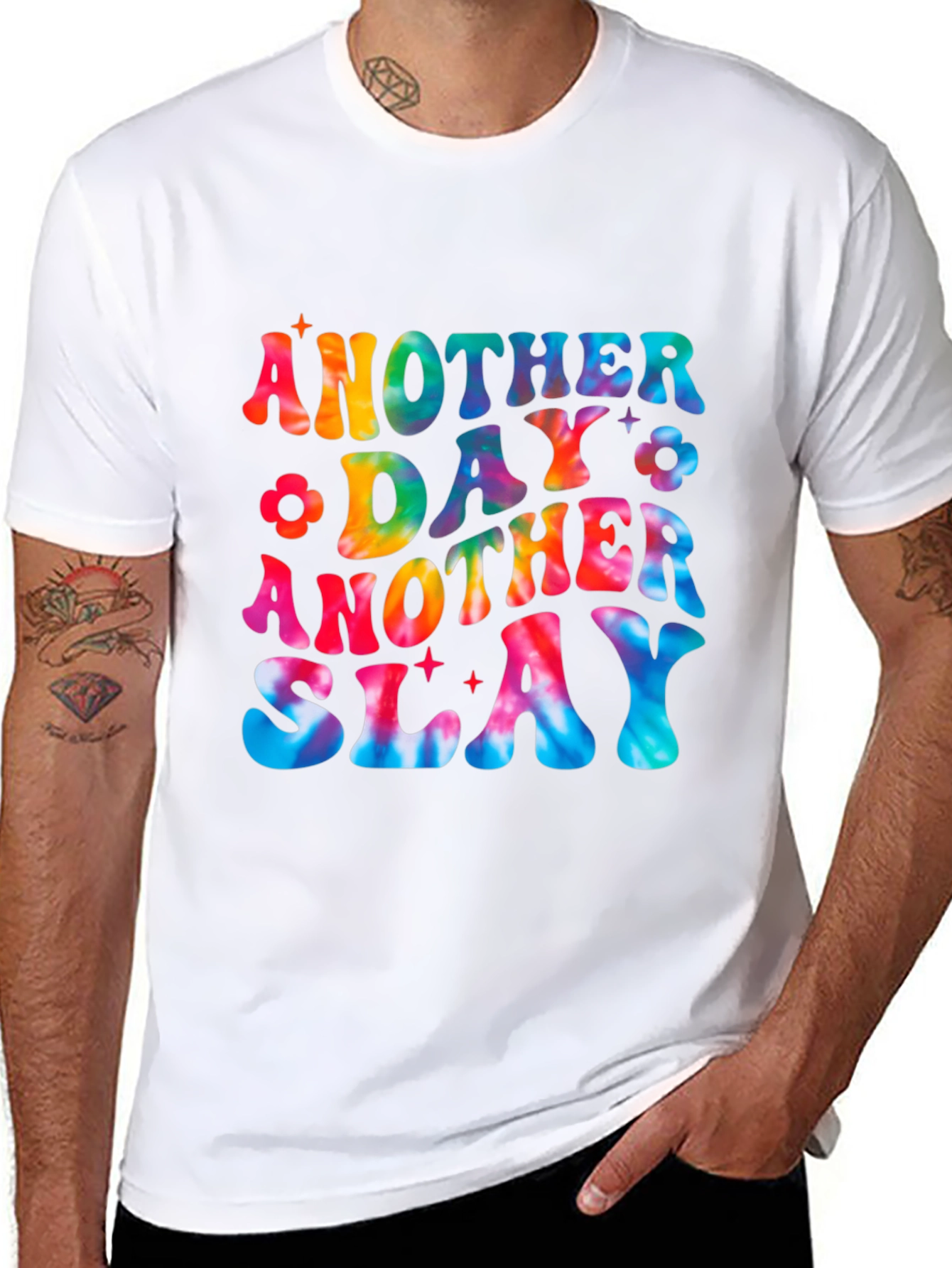 Another Day Slay Tie Dye Graphic Tee