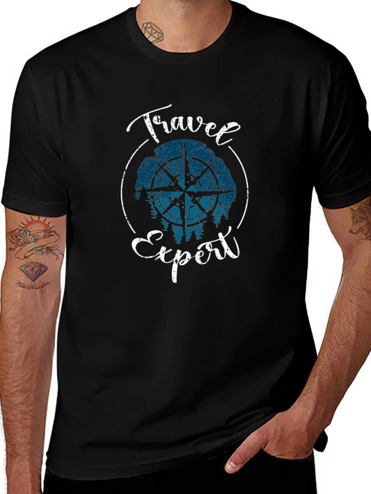 Travel Expert Graphic Tee - Black
