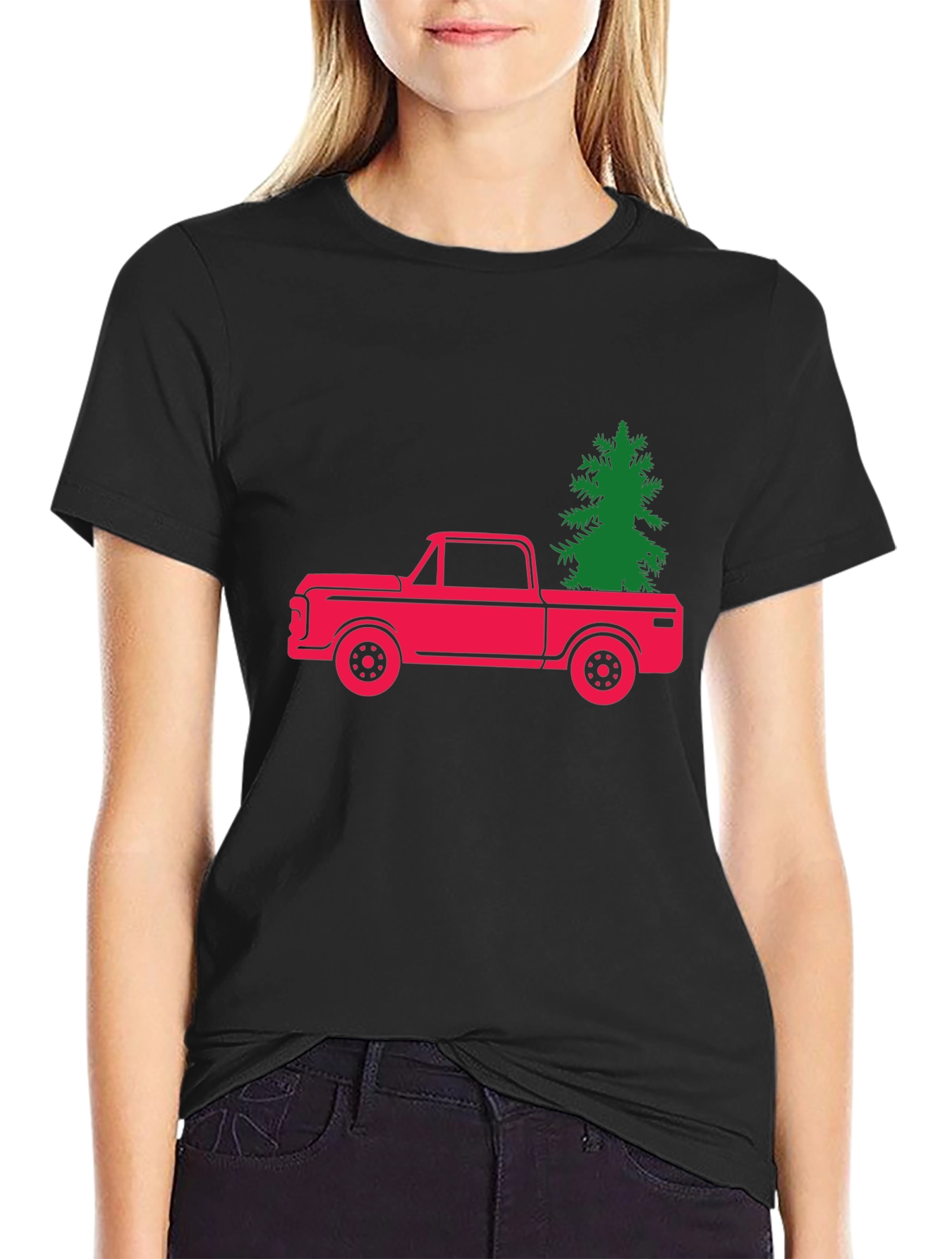 Christmas Tree Truck Graphic Tee