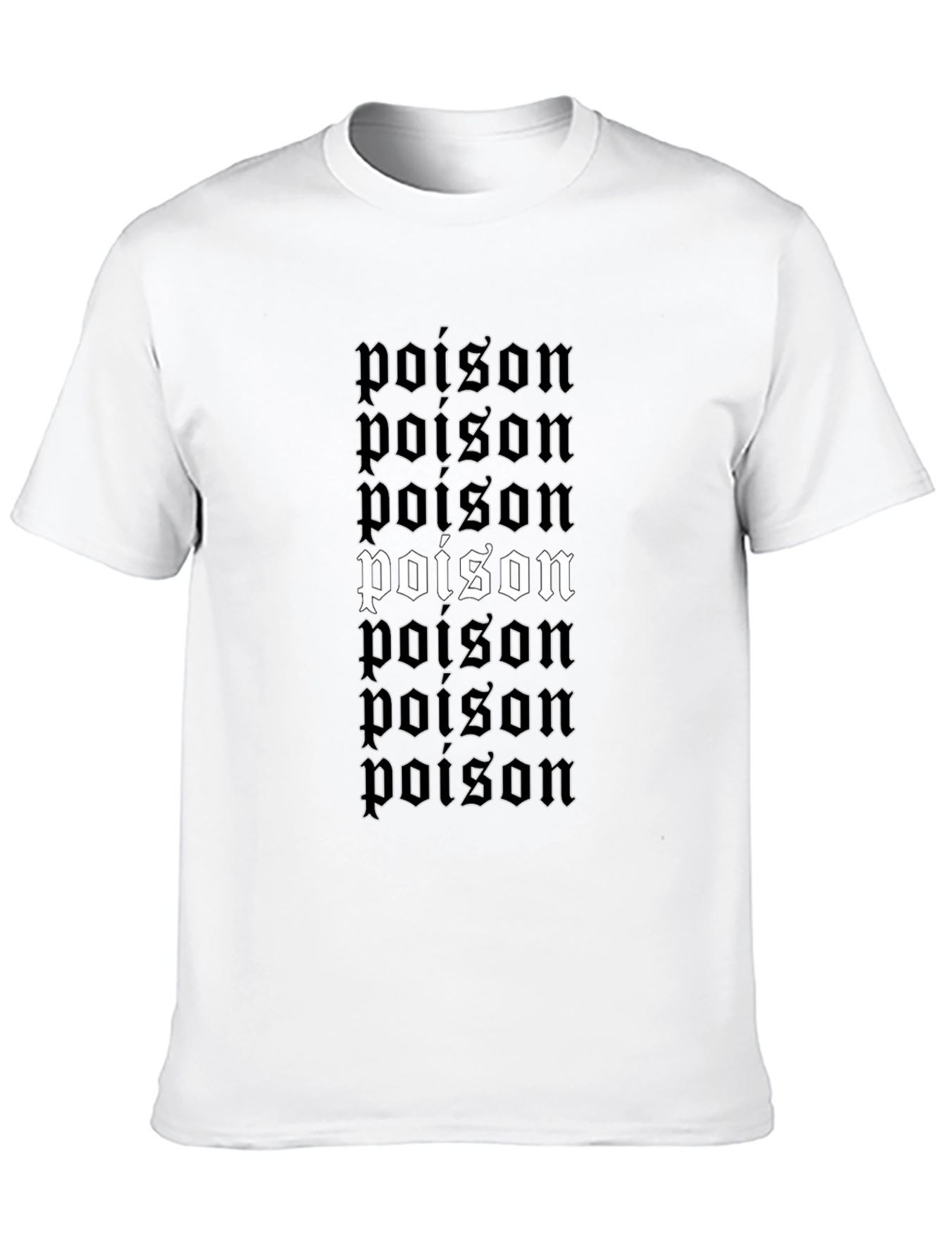Poison Graphic T-Shirt - Gothic Style