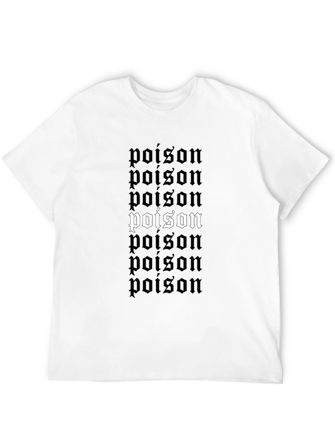 Poison Graphic T-Shirt - Gothic Style