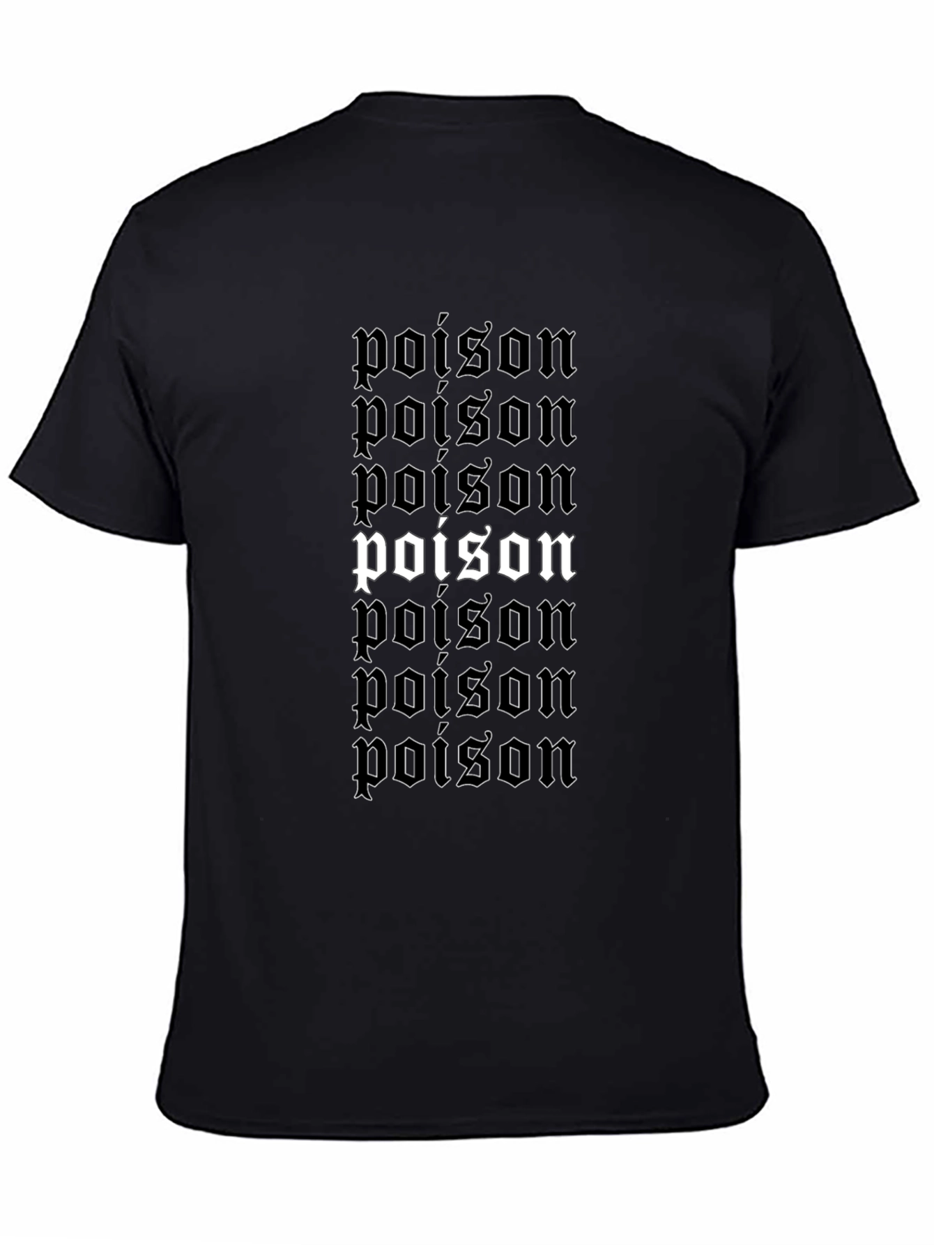 Poison Graphic T-Shirt - Gothic Style