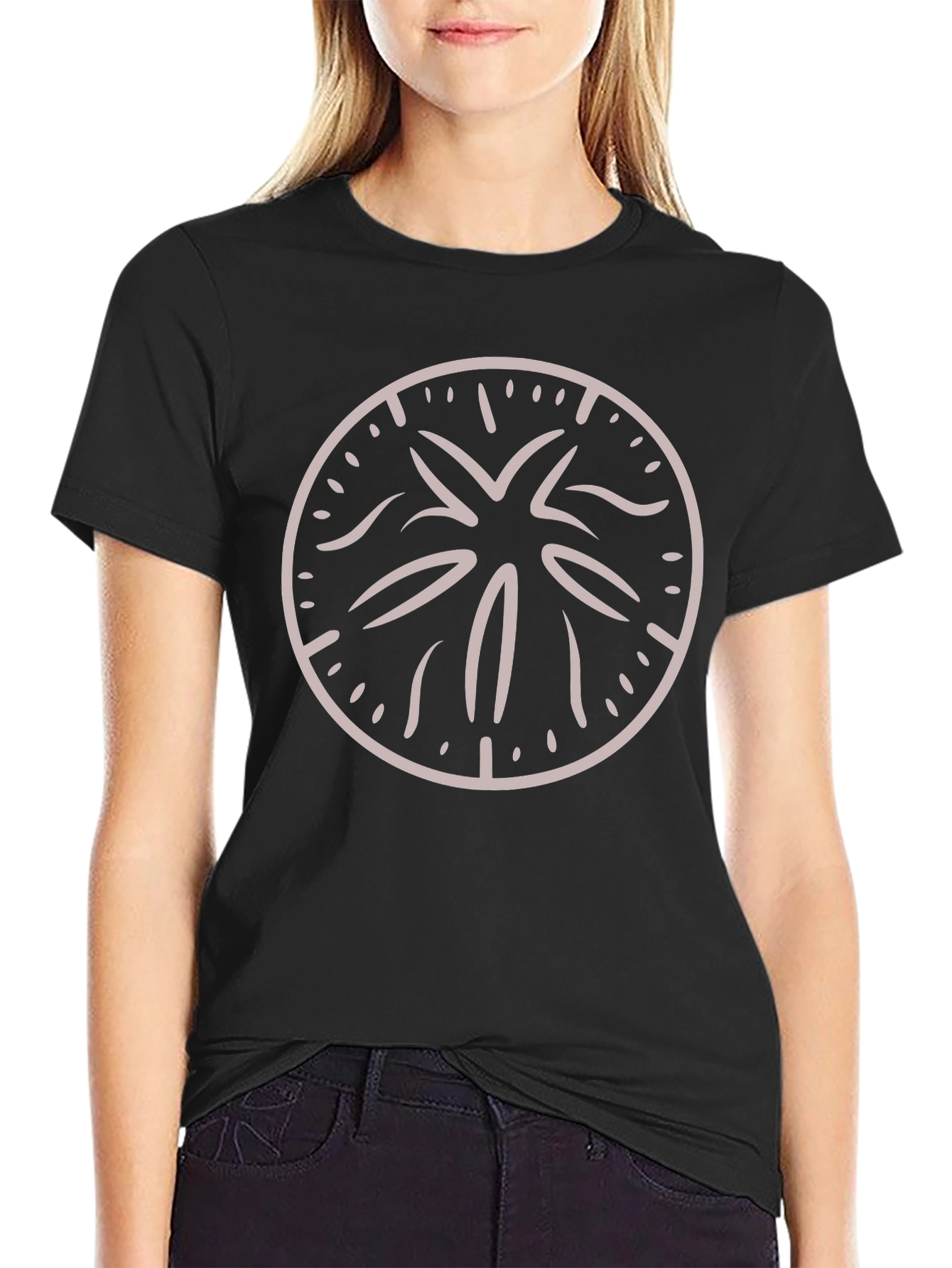 Sand Dollar Graphic Tee - Coastal Style