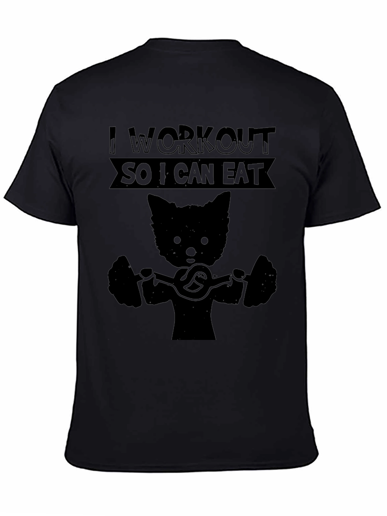 Workout Cat T-Shirt: Eat After Exercise