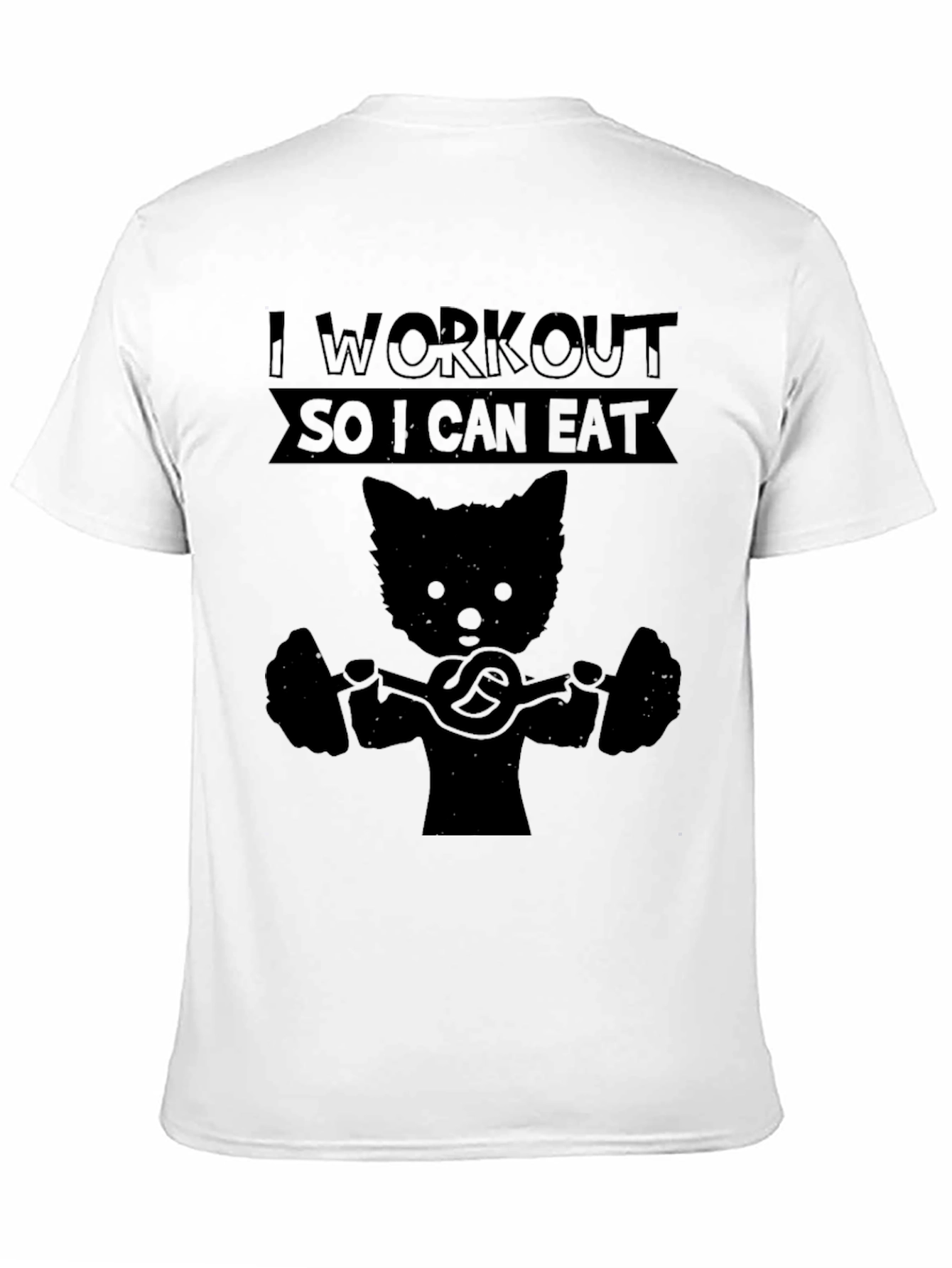 Workout Cat T-Shirt: Eat After Exercise