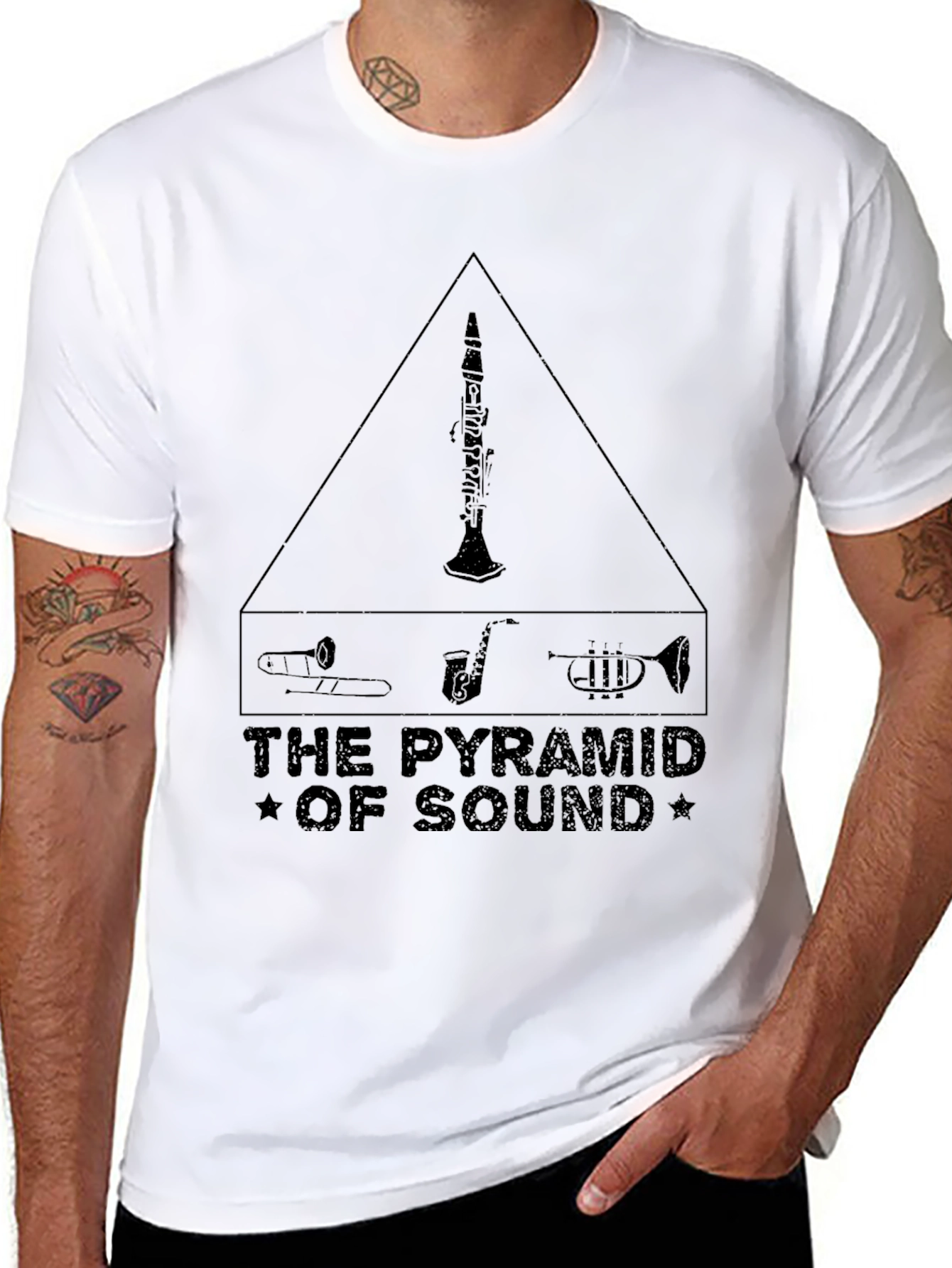 Pyramid of Sound Mens Graphic Tee