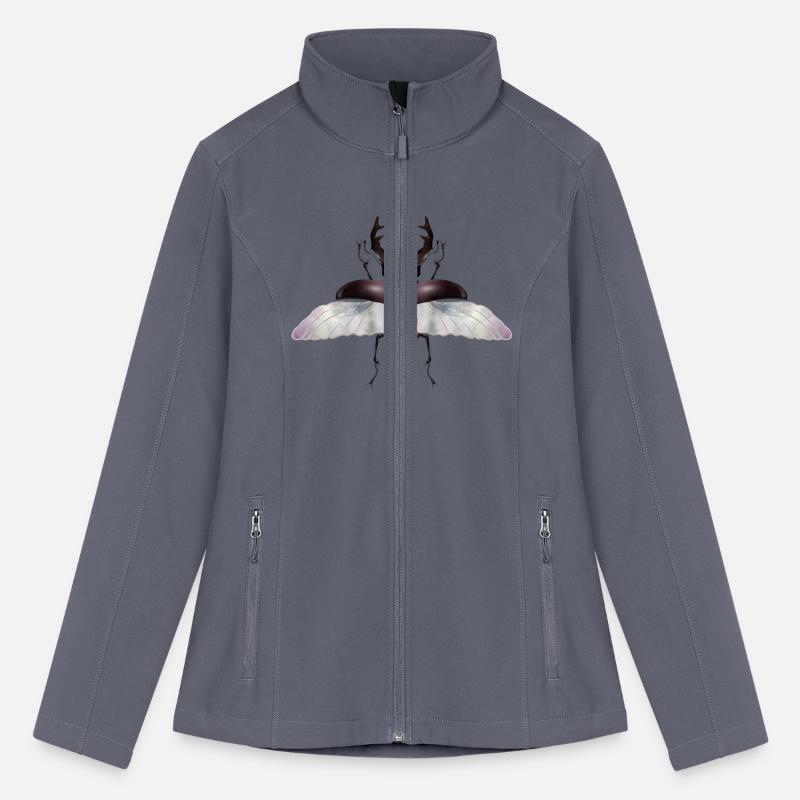 magnificent male stag beetle with wings