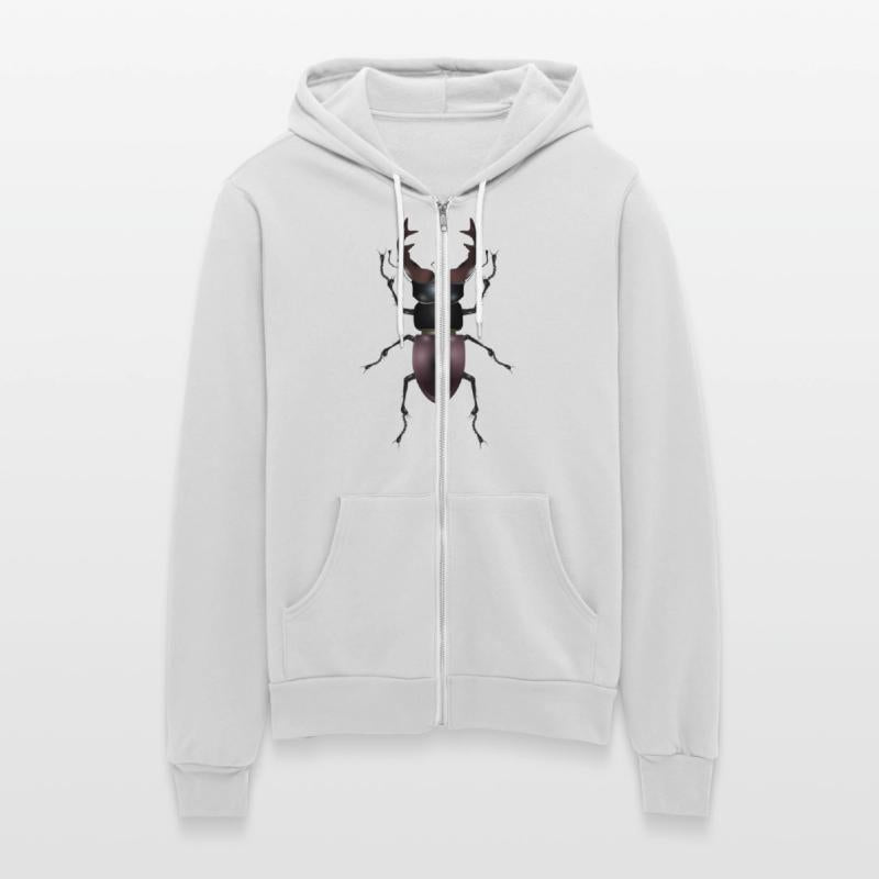 magnificent stag beetle drawn by hand