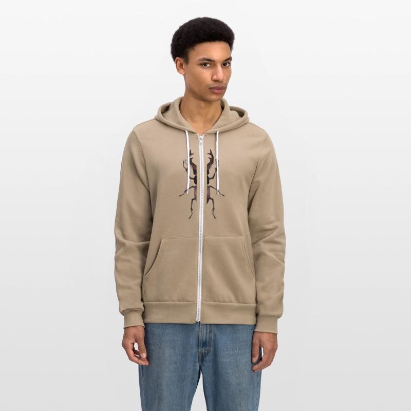 magnificent stag beetle drawn by hand